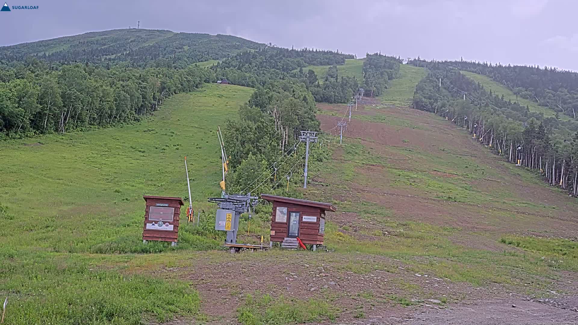 Sugarloaf Mountain Ski Slopes Live Cam -  Kingfield, Franklin, Maine, USA