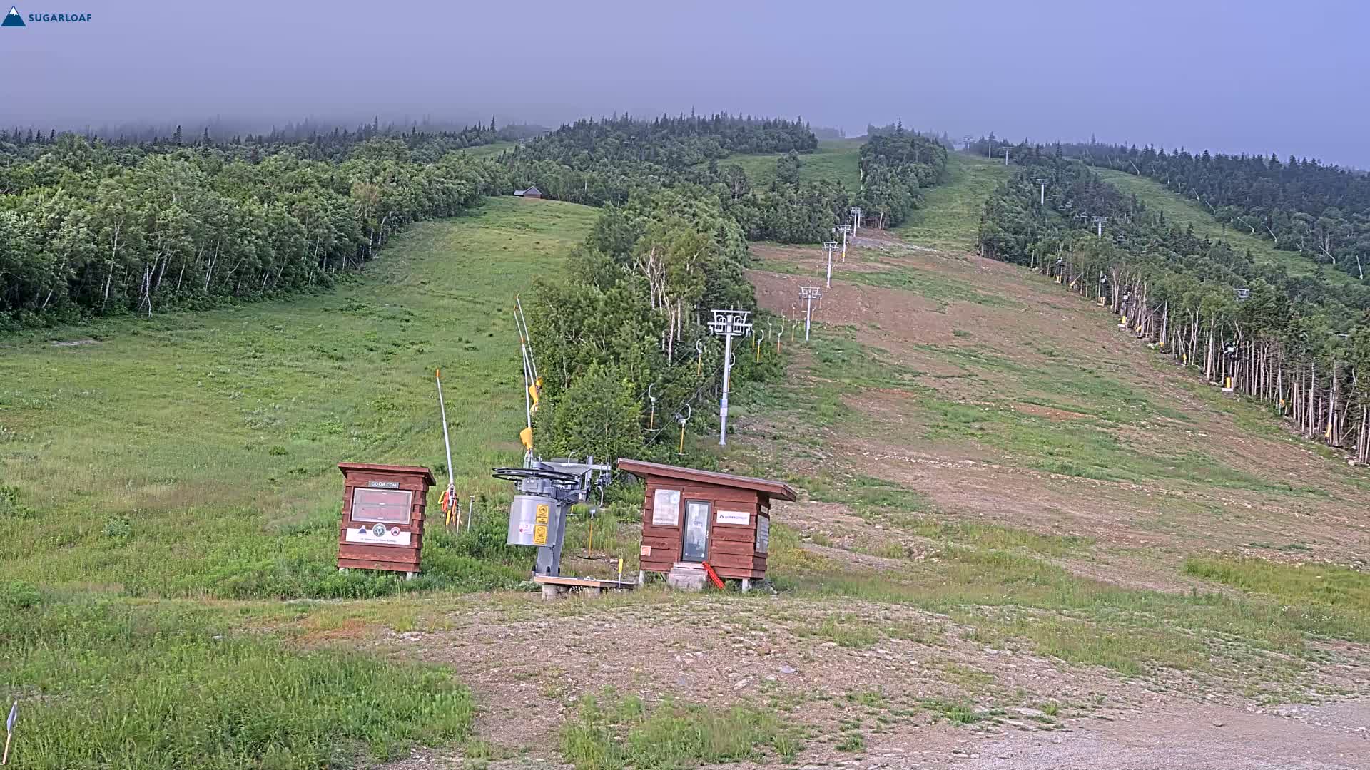 Sugarloaf Mountain Ski Slopes Live Cam -  Kingfield, Franklin, Maine, USA