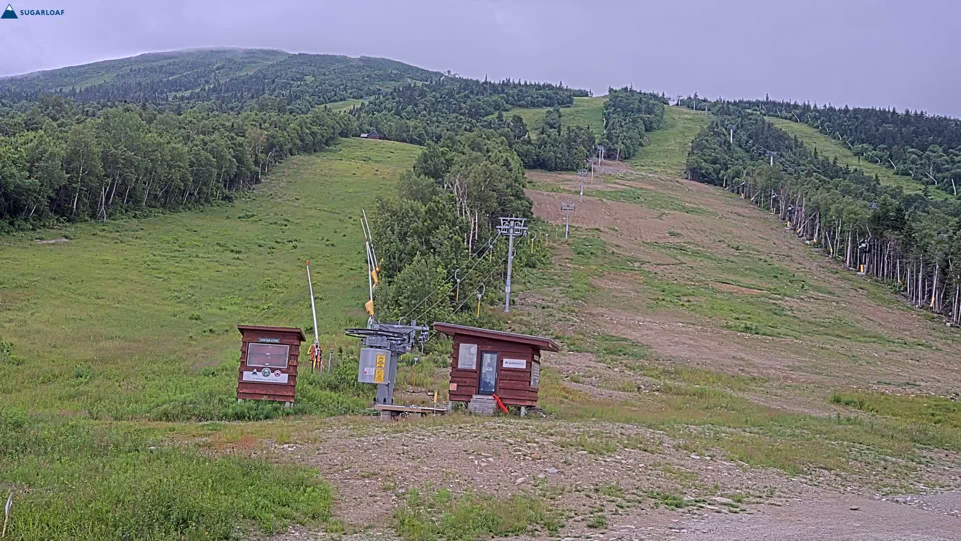 Sugarloaf Mountain Ski Slopes Live Cam -  Kingfield, Franklin, Maine, USA