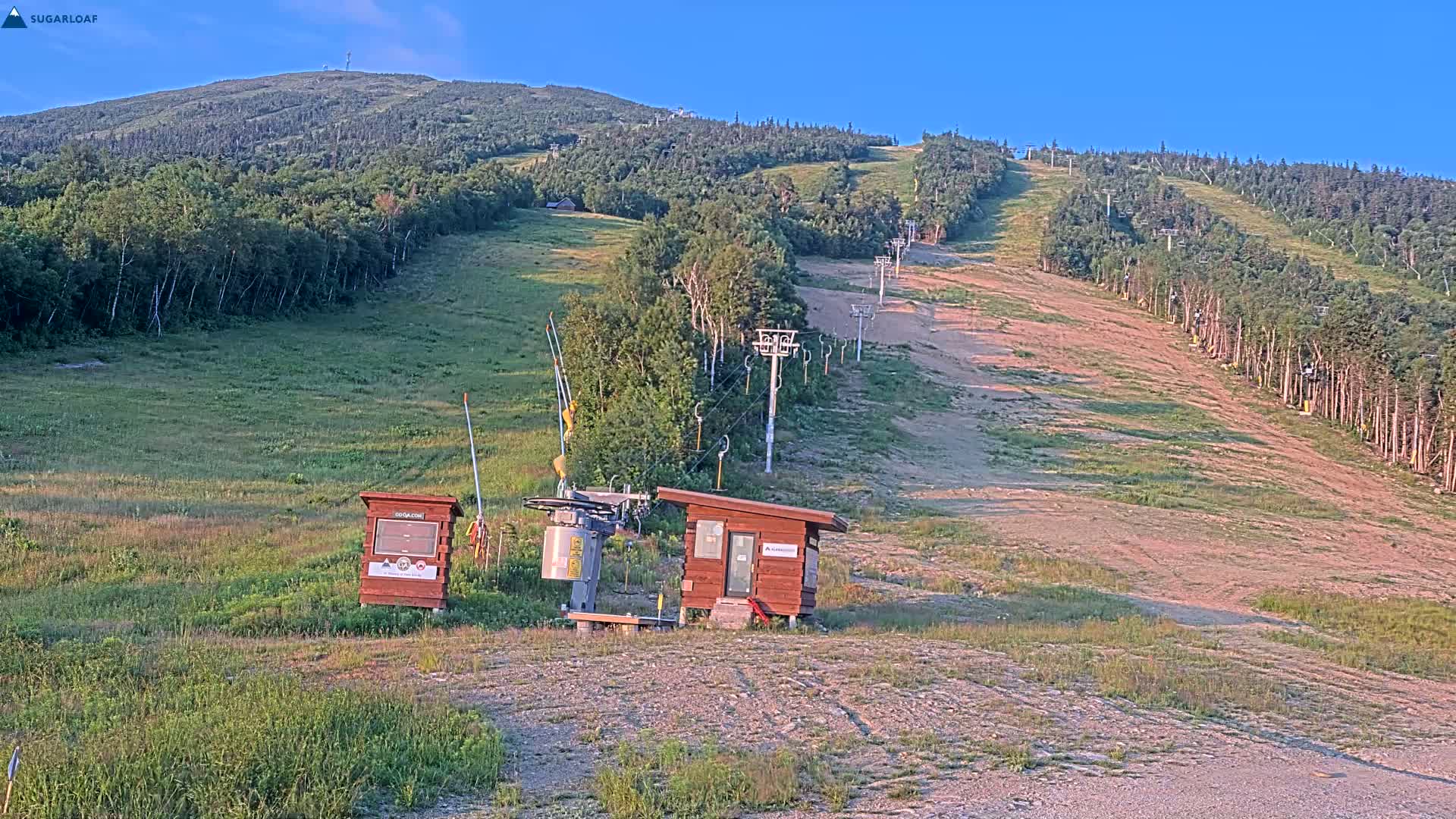 Sugarloaf Mountain Ski Slopes Live Cam -  Kingfield, Franklin, Maine, USA