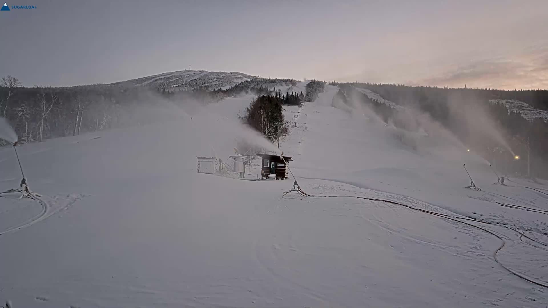 Sugarloaf Mountain Ski Slopes Live Cam -  Kingfield, Franklin, Maine, USA