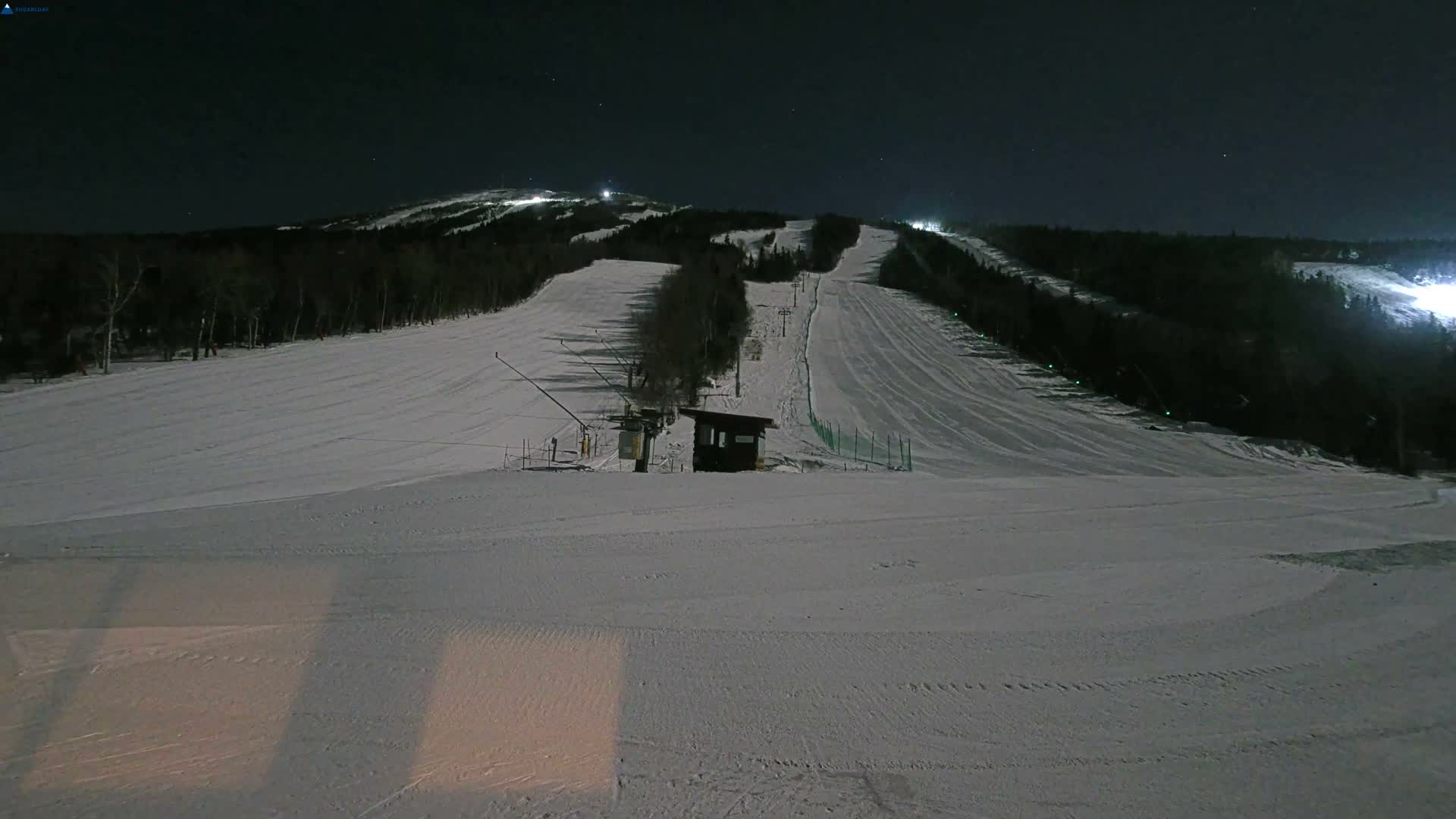 Sugarloaf Mountain Ski Slopes Live Cam -  Kingfield, Franklin, Maine, USA
