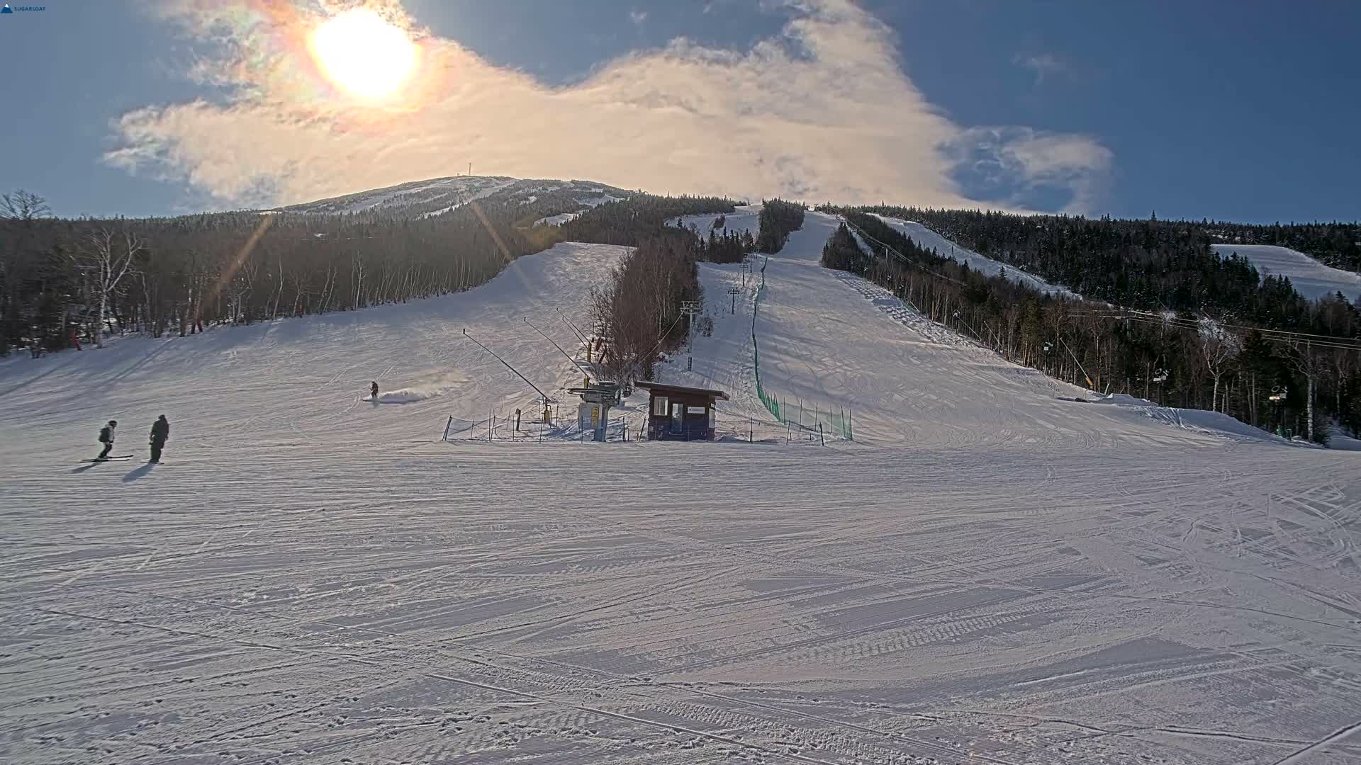 Sugarloaf Mountain Ski Slopes Live Cam -  Kingfield, Franklin, Maine, USA