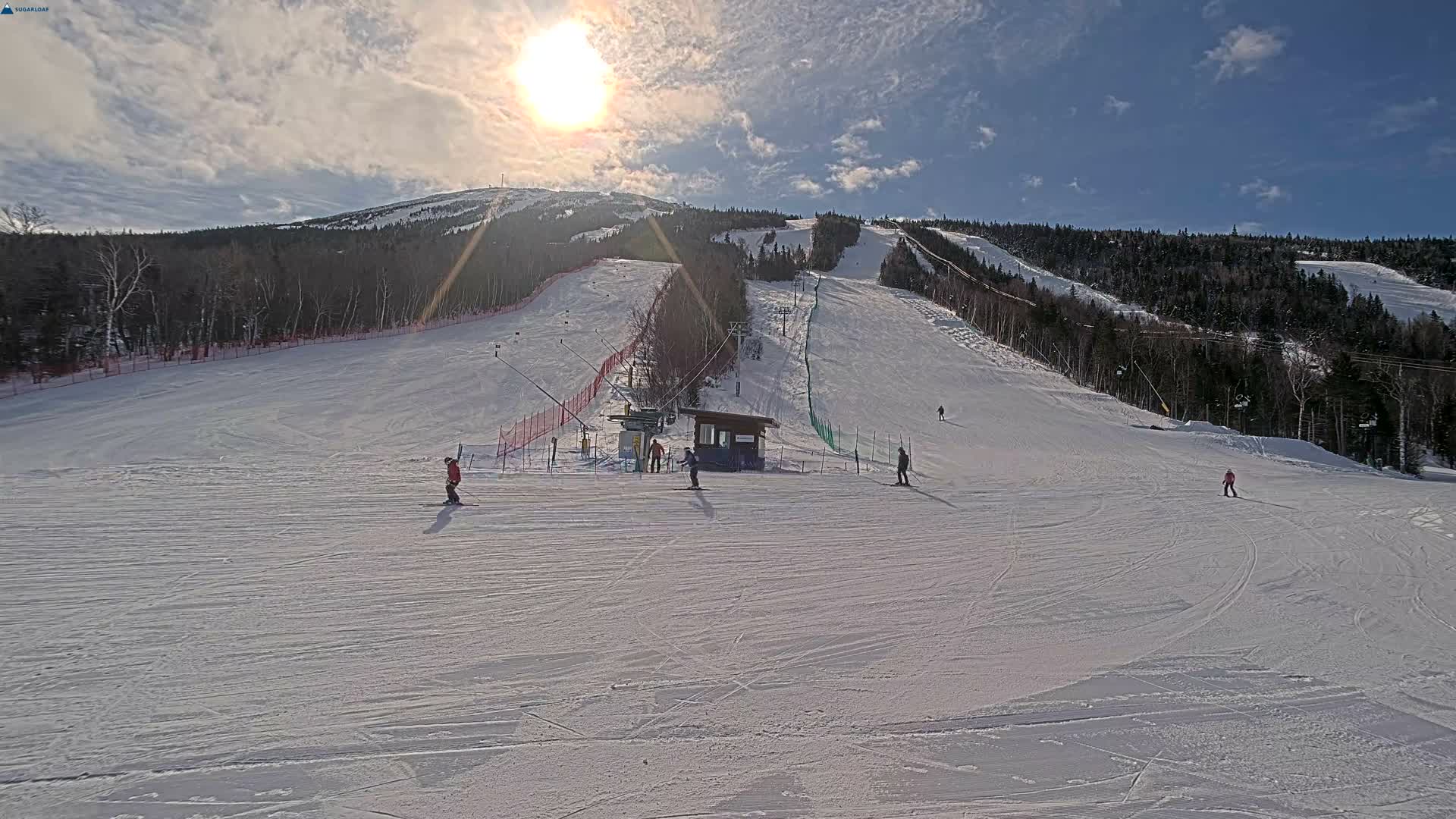 Sugarloaf Mountain Ski Slopes Live Cam -  Kingfield, Franklin, Maine, USA