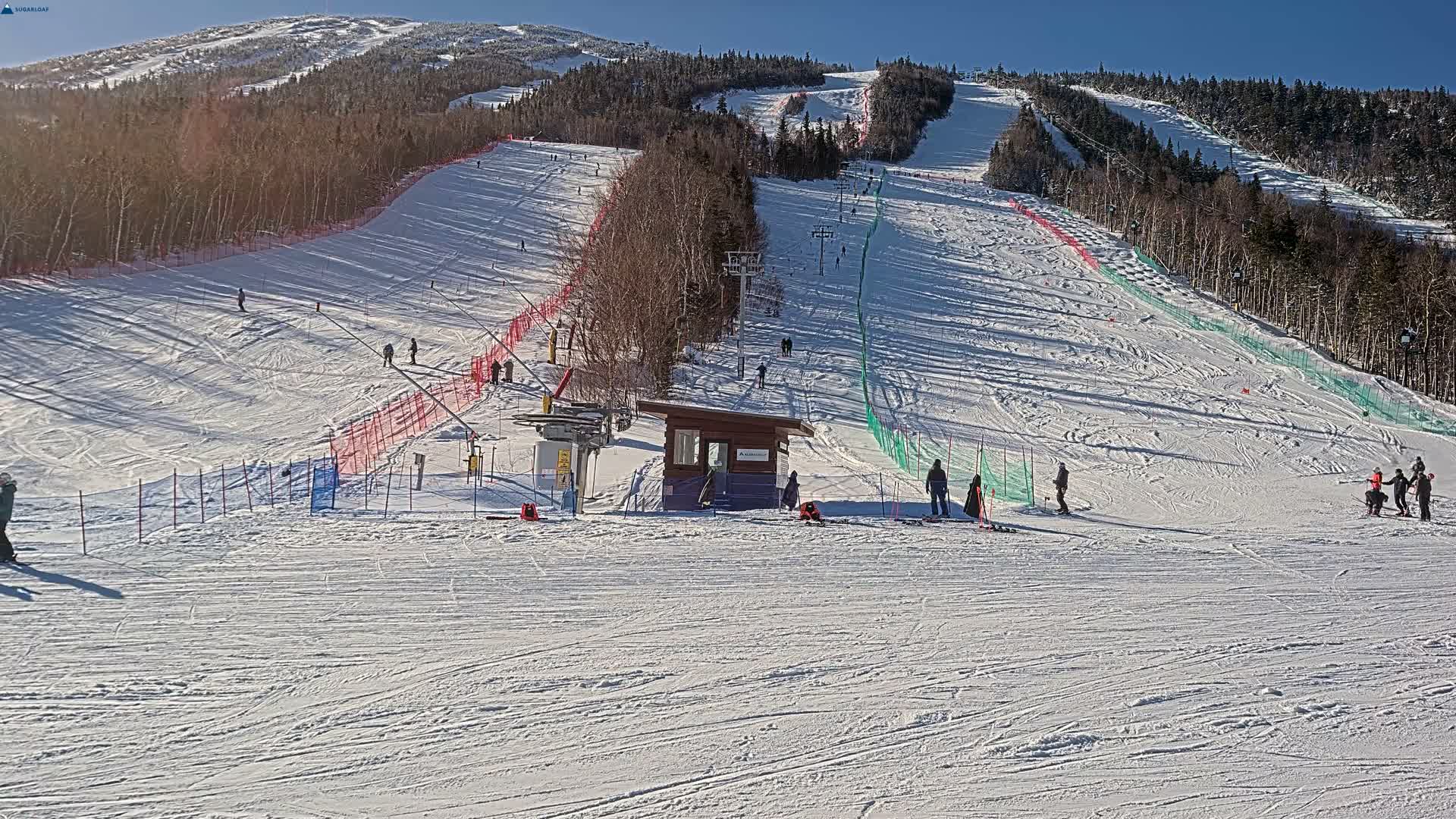 Sugarloaf Mountain Ski Slopes Live Cam -  Kingfield, Franklin, Maine, USA
