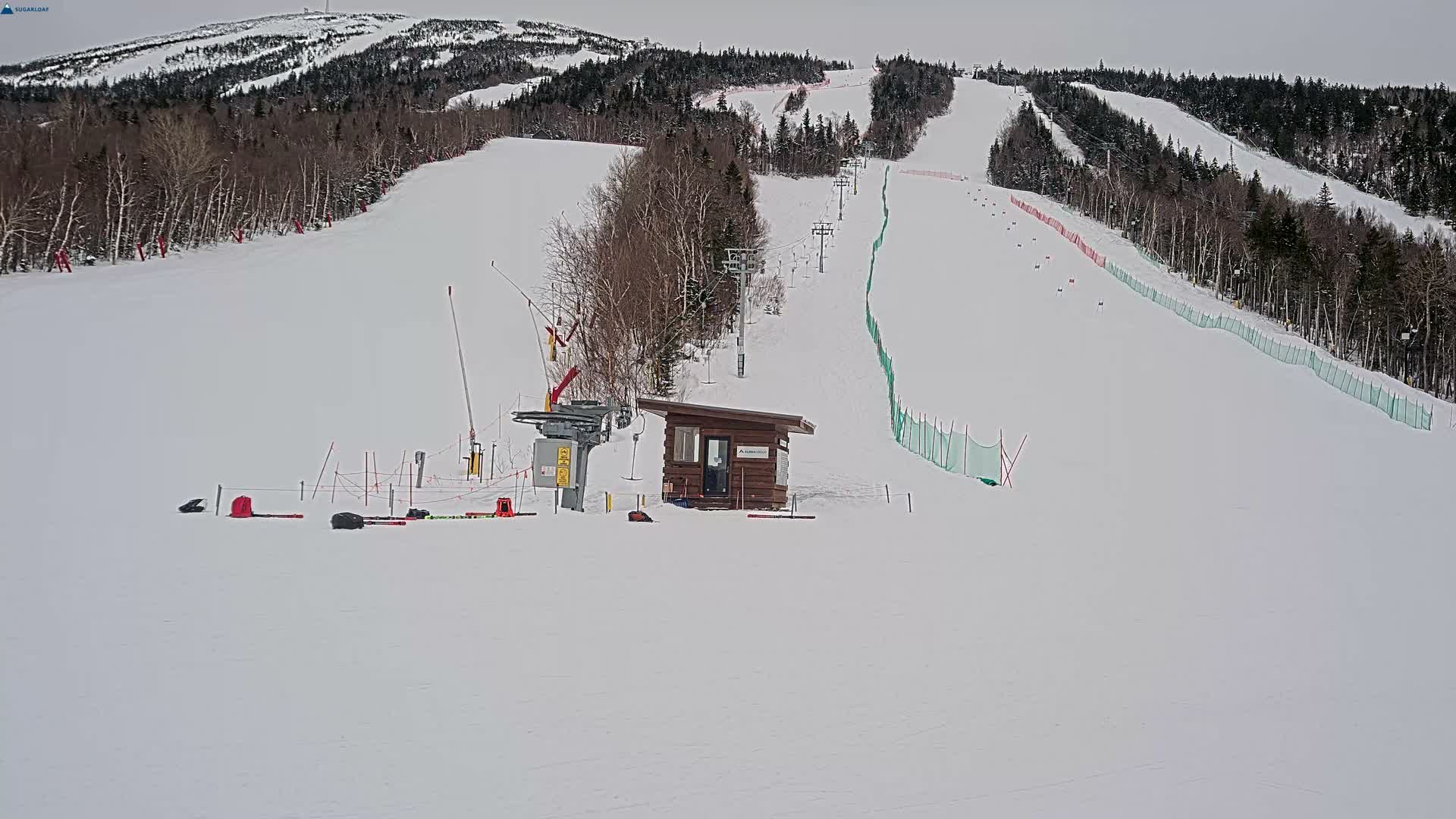 Sugarloaf Mountain Ski Slopes Live Cam -  Kingfield, Franklin, Maine, USA