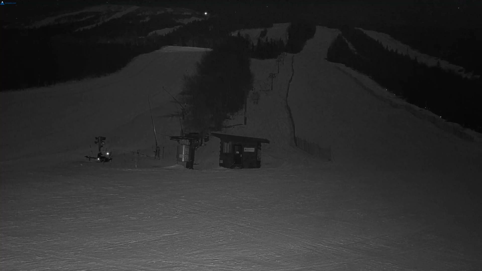 Sugarloaf Mountain Ski Slopes Live Cam -  Kingfield, Franklin, Maine, USA