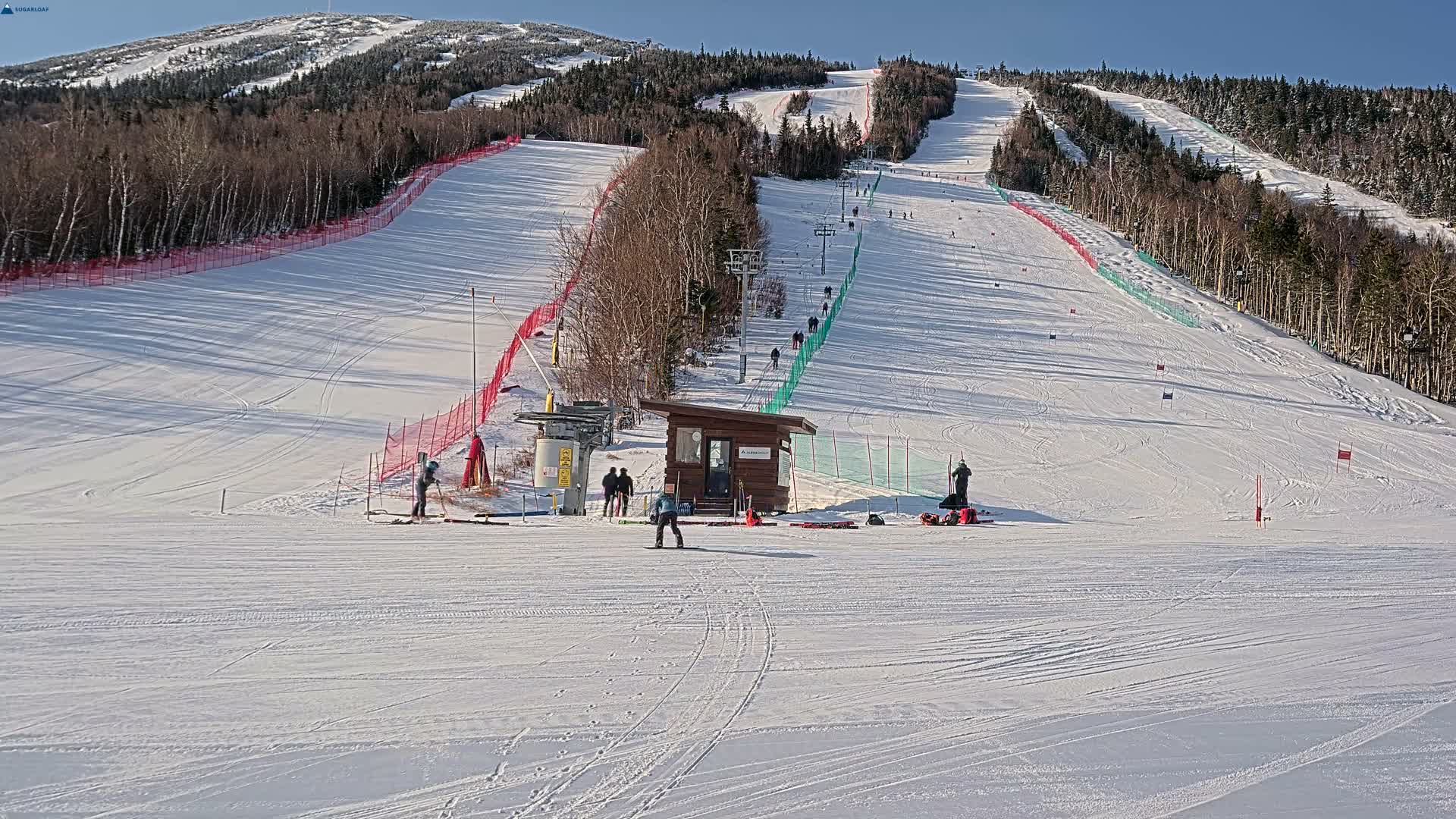 Sugarloaf Mountain Ski Slopes Live Cam -  Kingfield, Franklin, Maine, USA