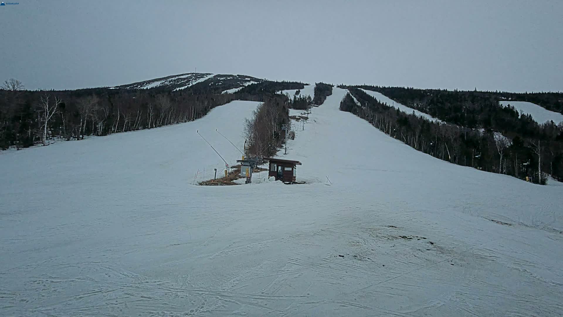 Sugarloaf Mountain Ski Slopes Live Cam -  Kingfield, Franklin, Maine, USA