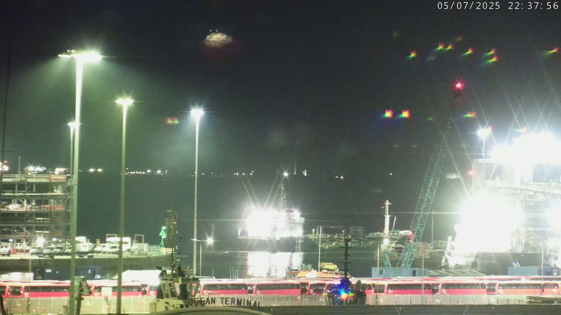 Port of Southampton Ocean Cruise Terminal (Berth 46) Live Cam - Southampton, Hampshire, South East, England, United Kingdom
