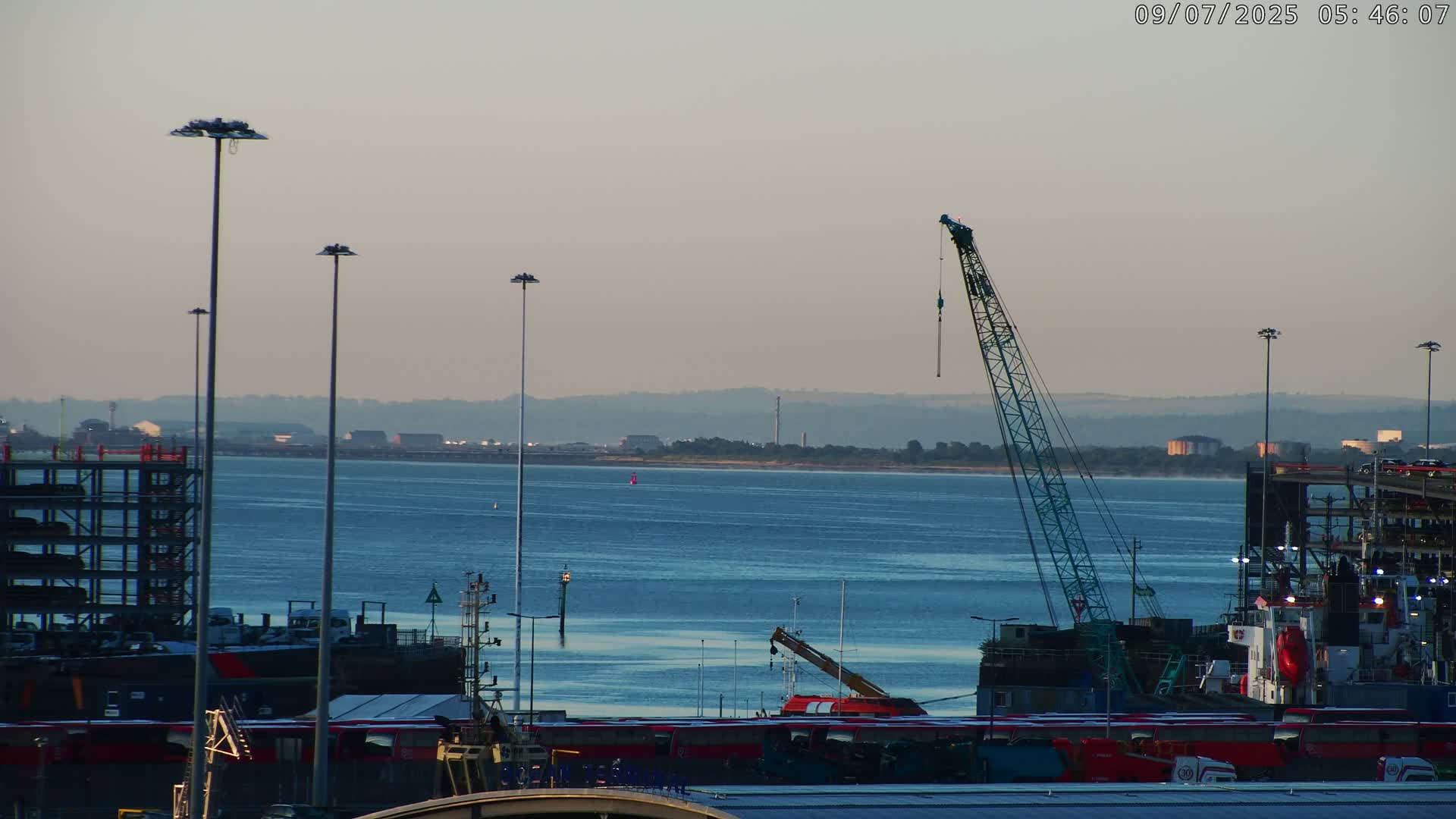 Port of Southampton Ocean Cruise Terminal (Berth 46) Live Cam - Southampton, Hampshire, South East, England, United Kingdom