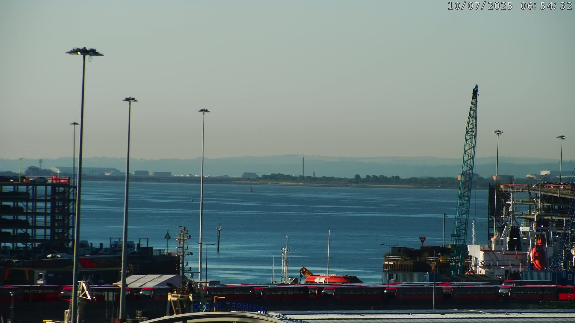 Port of Southampton Ocean Cruise Terminal (Berth 46) Live Cam - Southampton, Hampshire, South East, England, United Kingdom