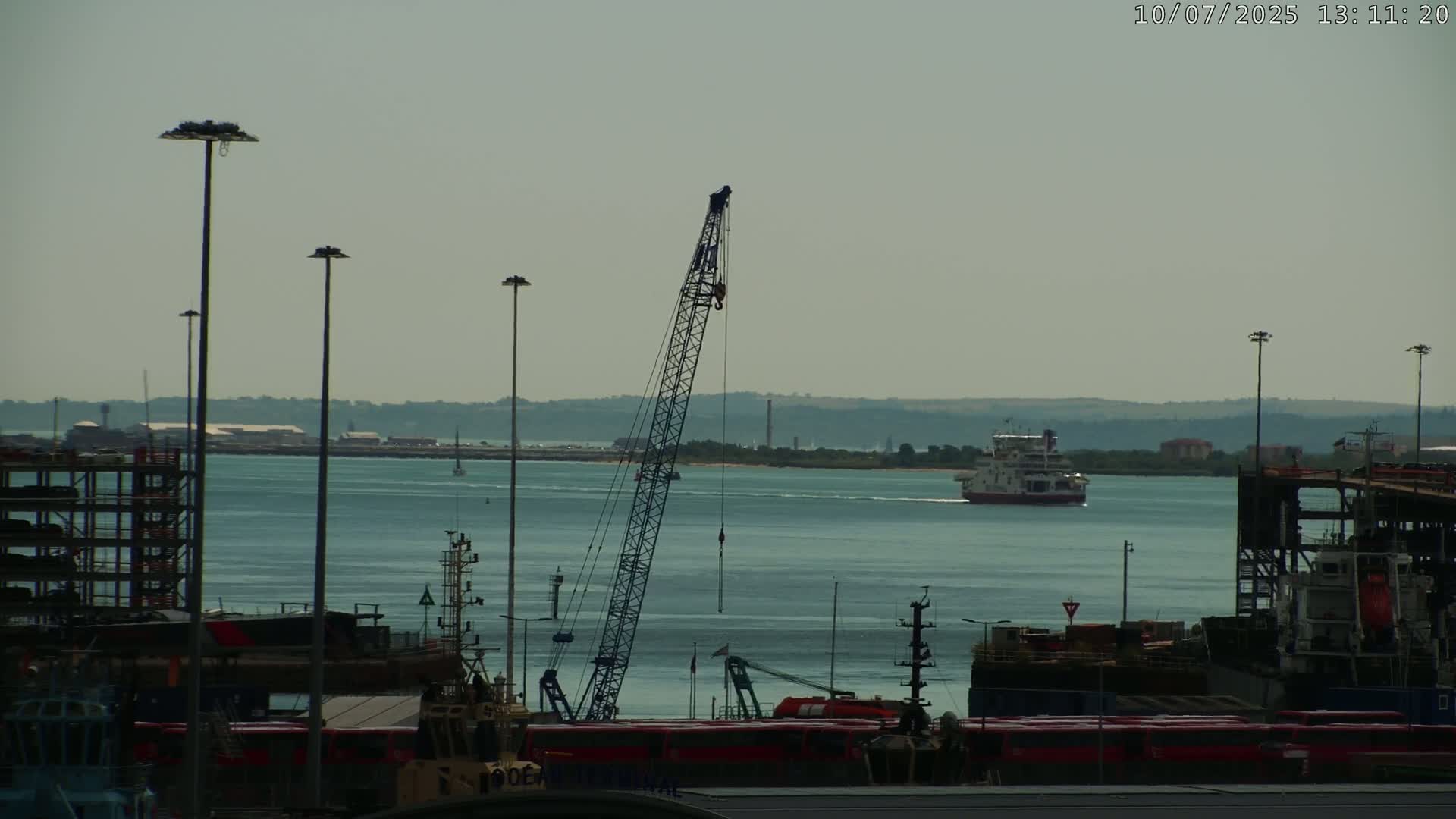 Port of Southampton Ocean Cruise Terminal (Berth 46) Live Cam - Southampton, Hampshire, South East, England, United Kingdom