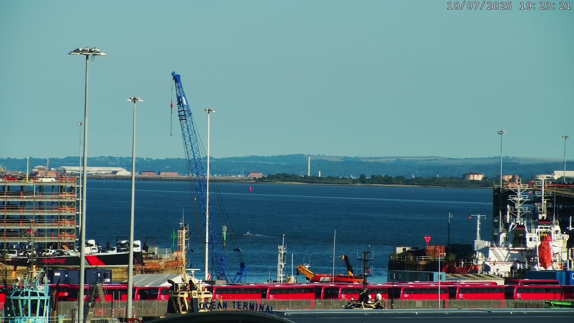 Port of Southampton Ocean Cruise Terminal (Berth 46) Live Cam - Southampton, Hampshire, South East, England, United Kingdom