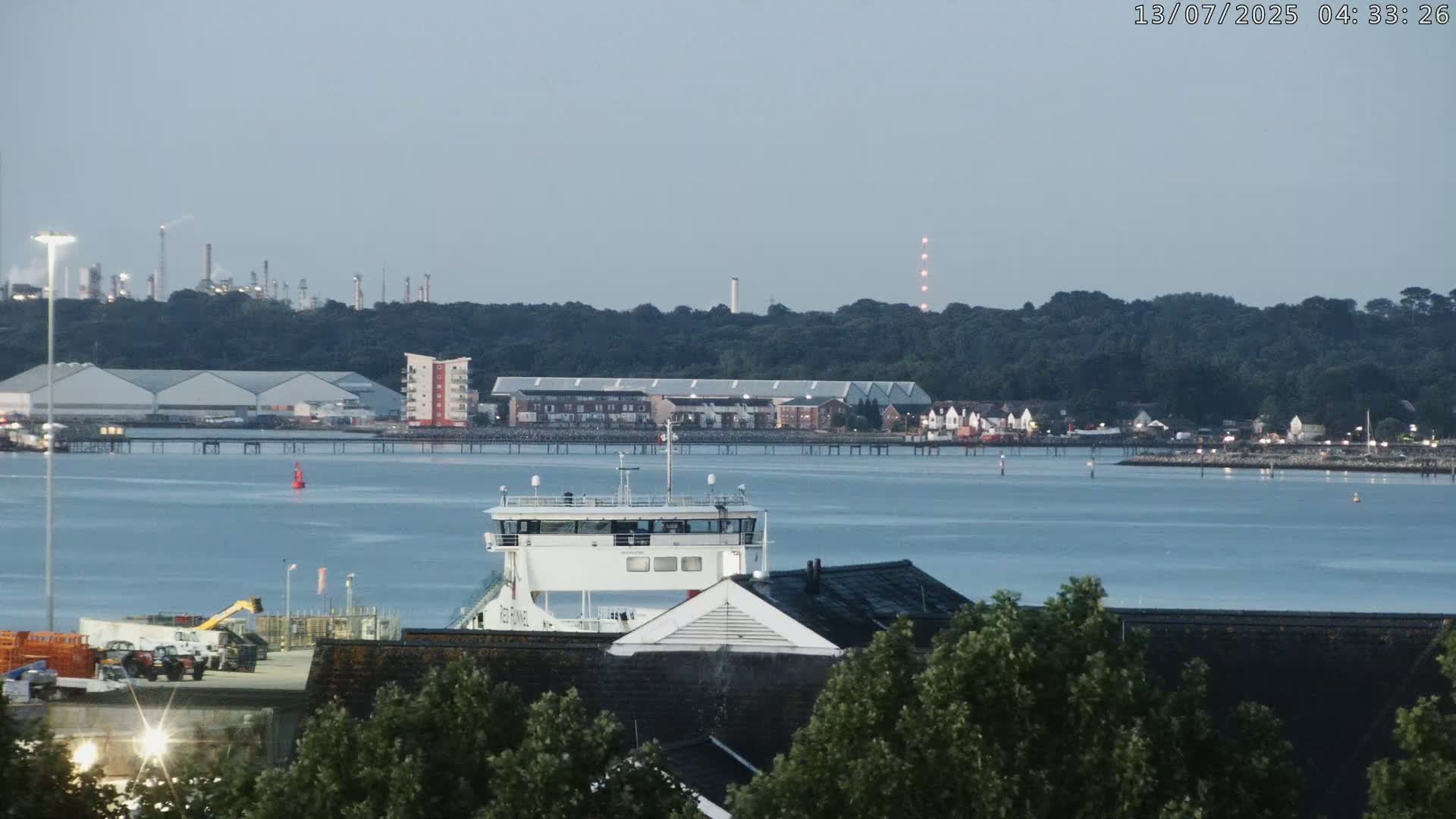 Port of Southampton Ocean Cruise Terminal (Berth 46) Live Cam - Southampton, Hampshire, South East, England, United Kingdom
