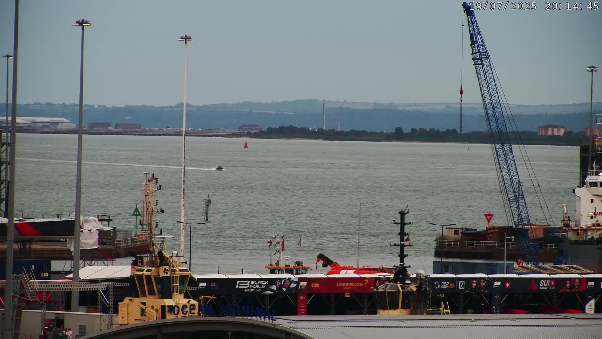 Port of Southampton Ocean Cruise Terminal (Berth 46) Live Cam - Southampton, Hampshire, South East, England, United Kingdom