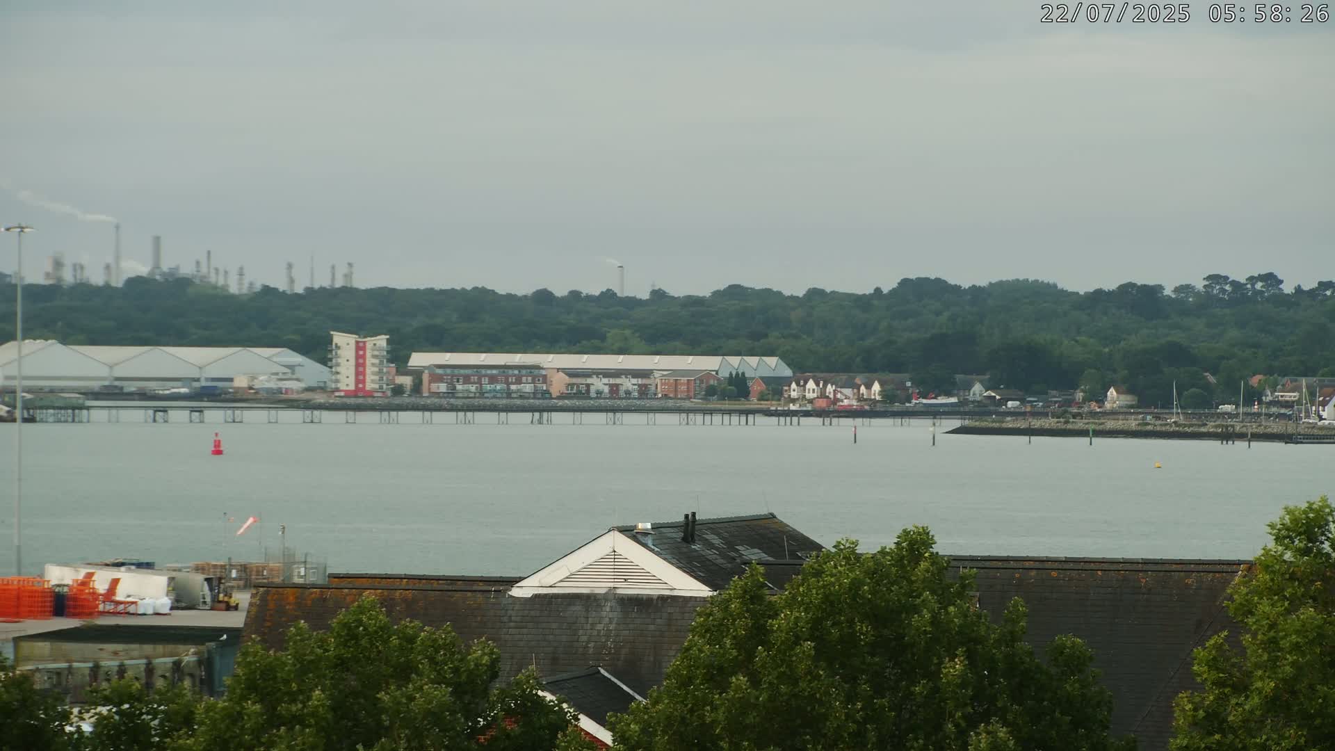 Port of Southampton Ocean Cruise Terminal (Berth 46) Live Cam - Southampton, Hampshire, South East, England, United Kingdom
