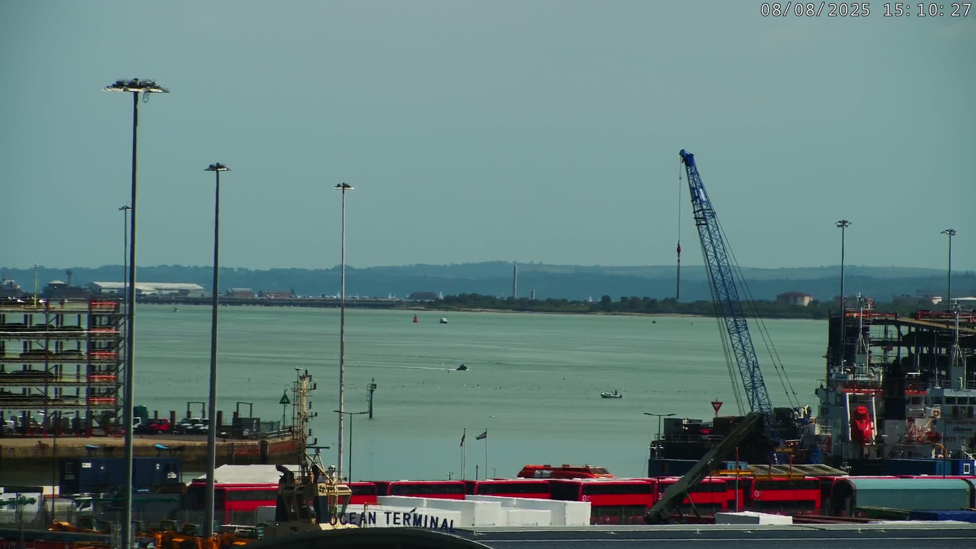 Port of Southampton Ocean Cruise Terminal (Berth 46) Live Cam - Southampton, Hampshire, South East, England, United Kingdom