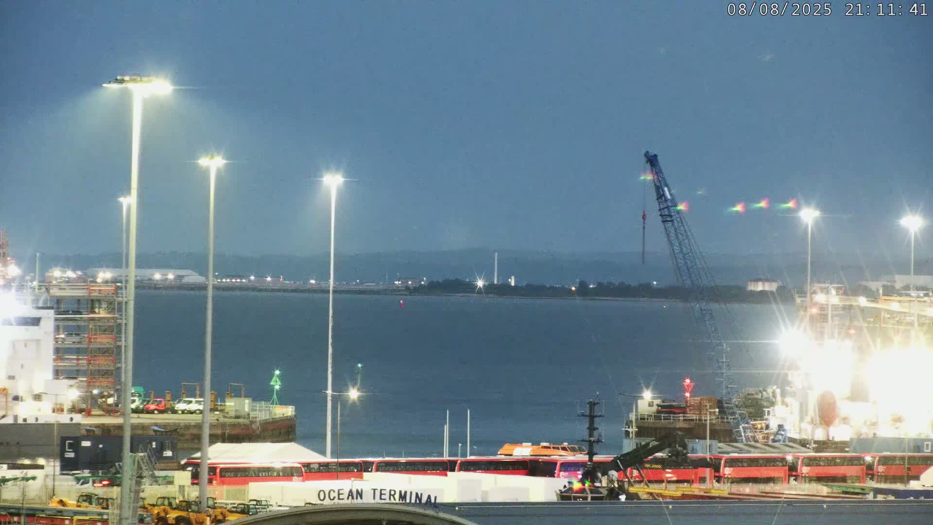 Port of Southampton Ocean Cruise Terminal (Berth 46) Live Cam - Southampton, Hampshire, South East, England, United Kingdom