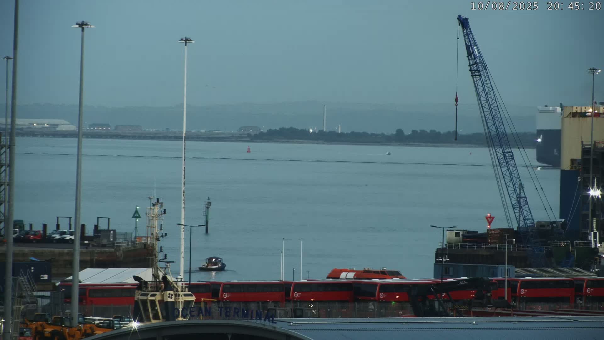Port of Southampton Ocean Cruise Terminal (Berth 46) Live Cam - Southampton, Hampshire, South East, England, United Kingdom