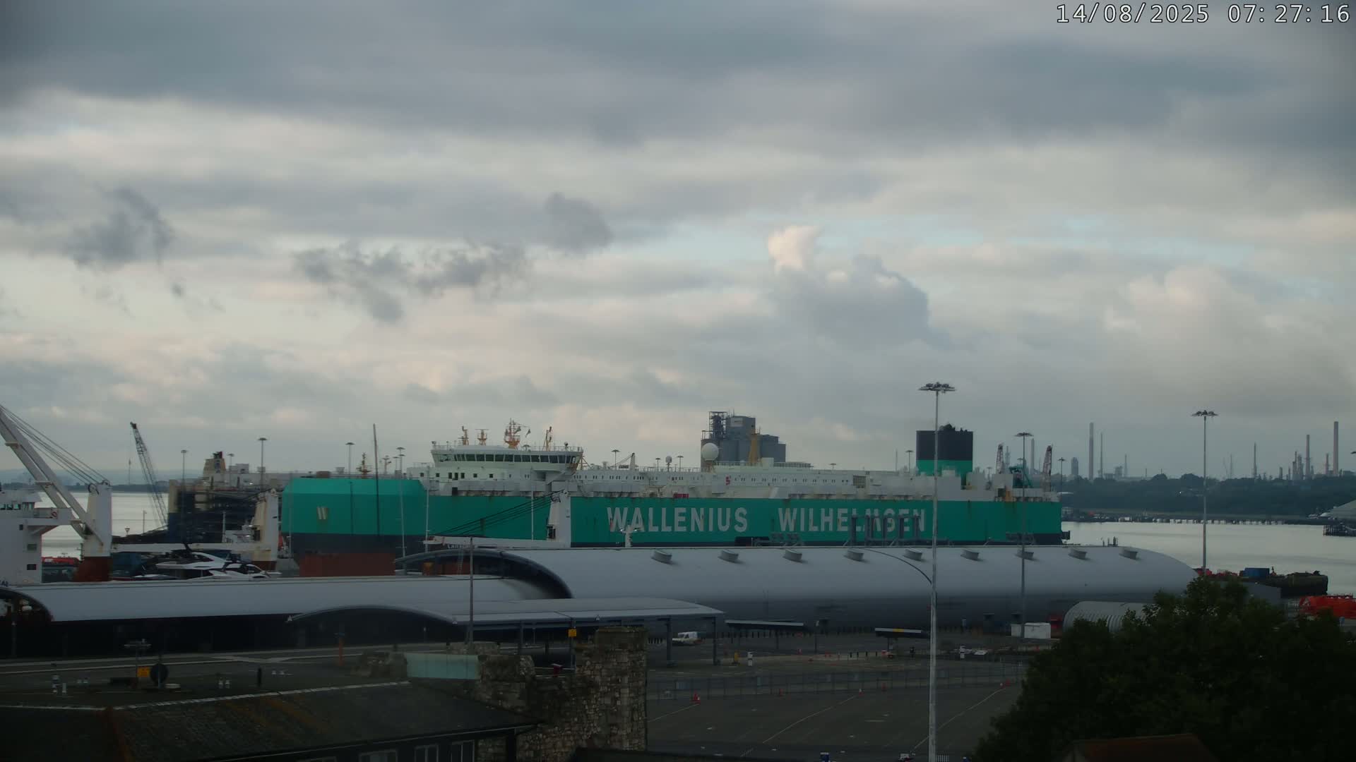 Port of Southampton Ocean Cruise Terminal (Berth 46) Live Cam - Southampton, Hampshire, South East, England, United Kingdom