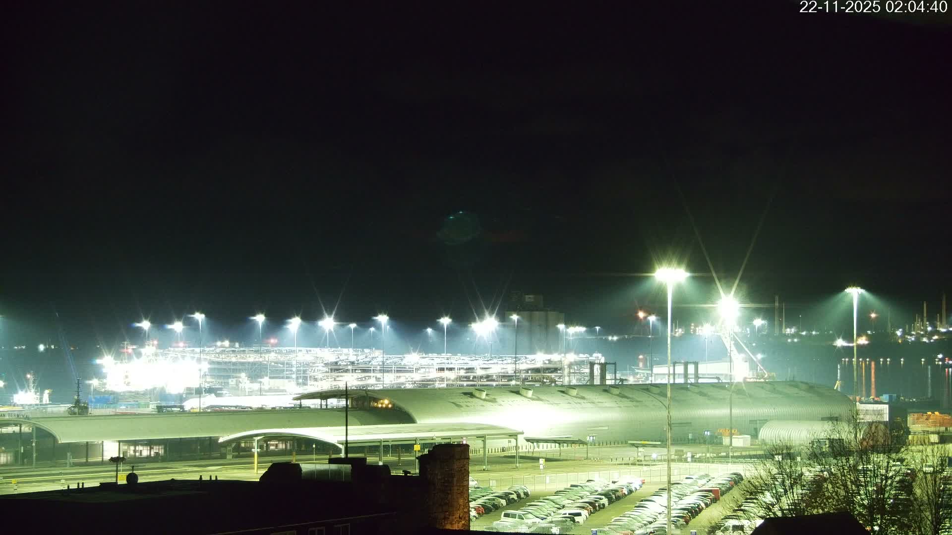 Port of Southampton Ocean Cruise Terminal (Berth 46) Live Cam - Southampton, Hampshire, South East, England, United Kingdom