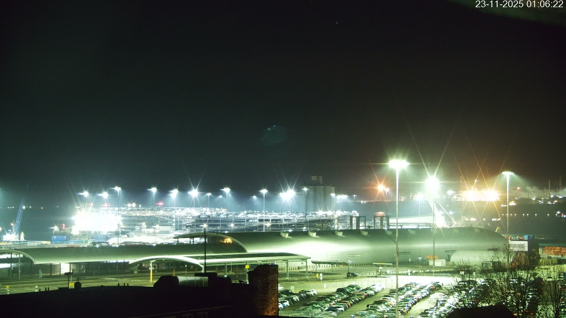 Port of Southampton Ocean Cruise Terminal (Berth 46) Live Cam - Southampton, Hampshire, South East, England, United Kingdom