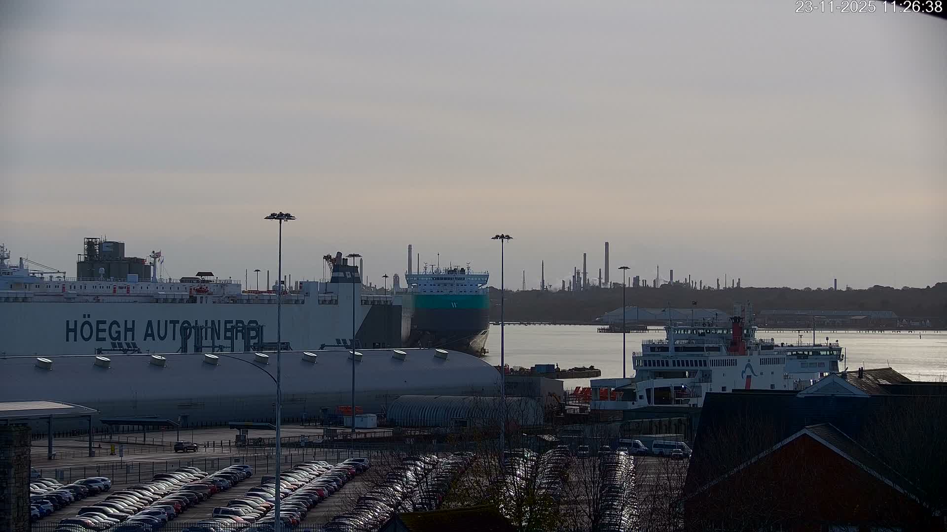 Port of Southampton Ocean Cruise Terminal (Berth 46) Live Cam - Southampton, Hampshire, South East, England, United Kingdom