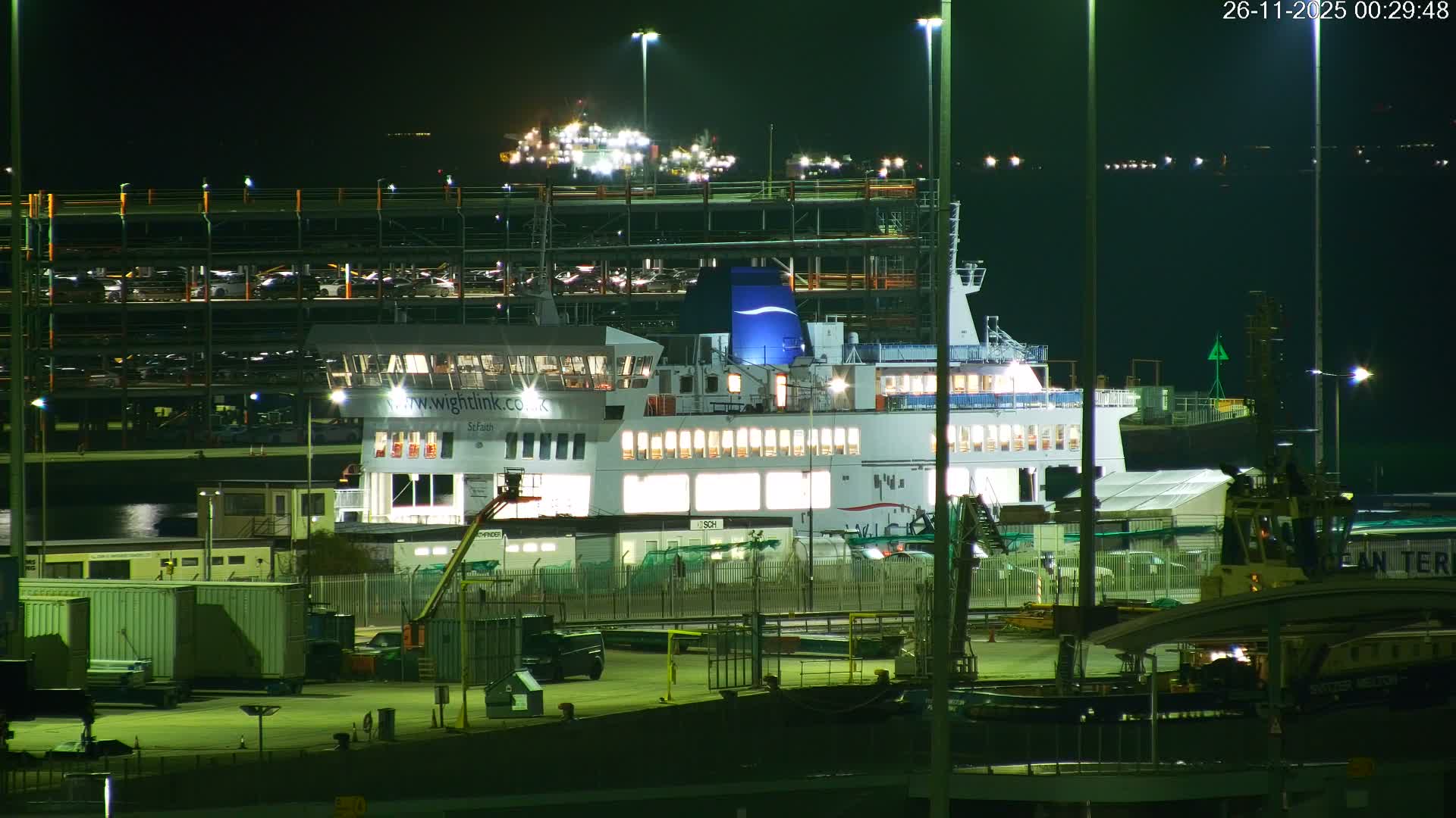 Port of Southampton Ocean Cruise Terminal (Berth 46) Live Cam - Southampton, Hampshire, South East, England, United Kingdom