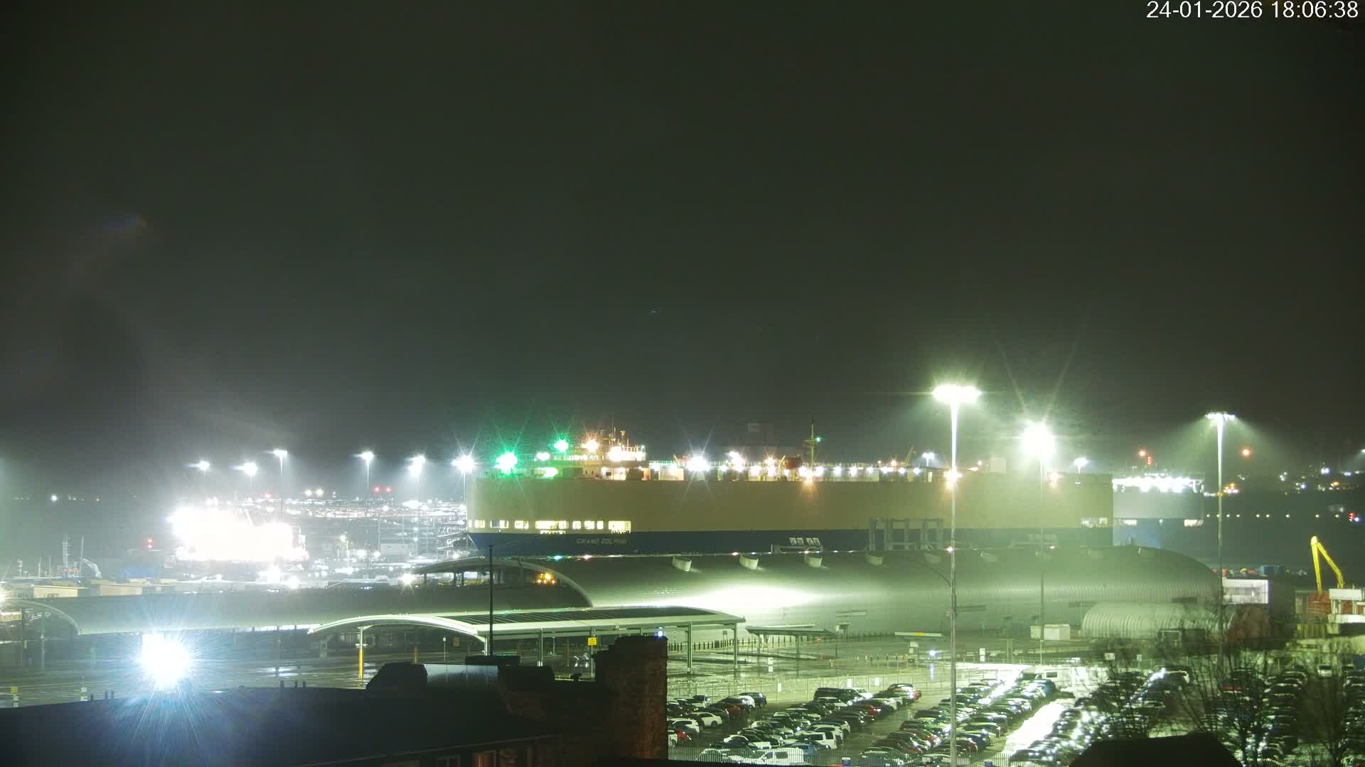 Port of Southampton Ocean Cruise Terminal (Berth 46) Live Cam - Southampton, Hampshire, South East, England, United Kingdom