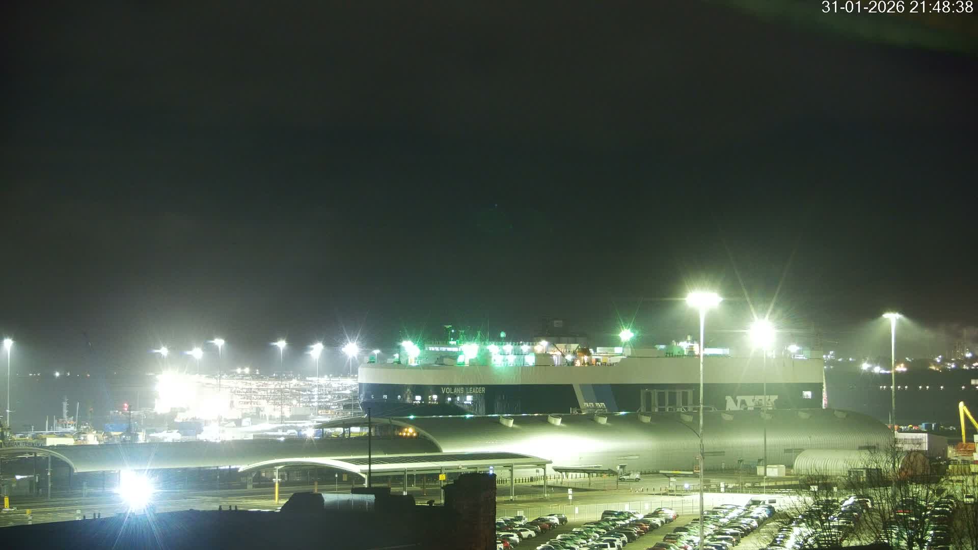 Port of Southampton Ocean Cruise Terminal (Berth 46) Live Cam - Southampton, Hampshire, South East, England, United Kingdom