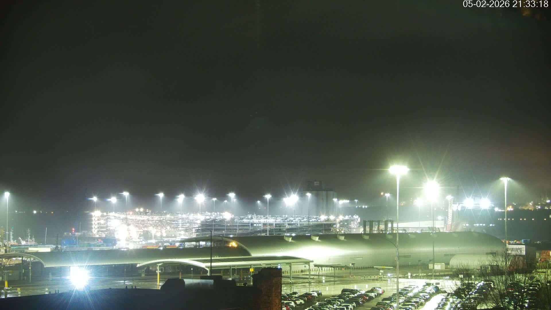 Port of Southampton Ocean Cruise Terminal (Berth 46) Live Cam - Southampton, Hampshire, South East, England, United Kingdom