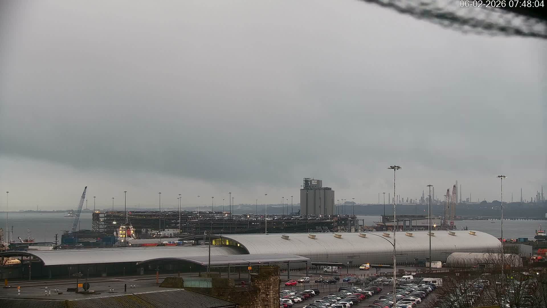 Port of Southampton Ocean Cruise Terminal (Berth 46) Live Cam - Southampton, Hampshire, South East, England, United Kingdom