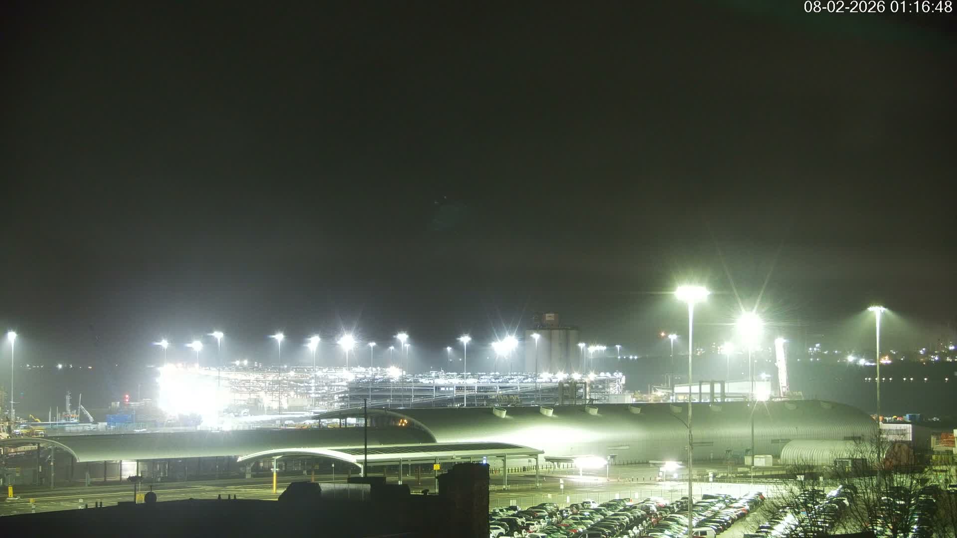 Port of Southampton Ocean Cruise Terminal (Berth 46) Live Cam - Southampton, Hampshire, South East, England, United Kingdom