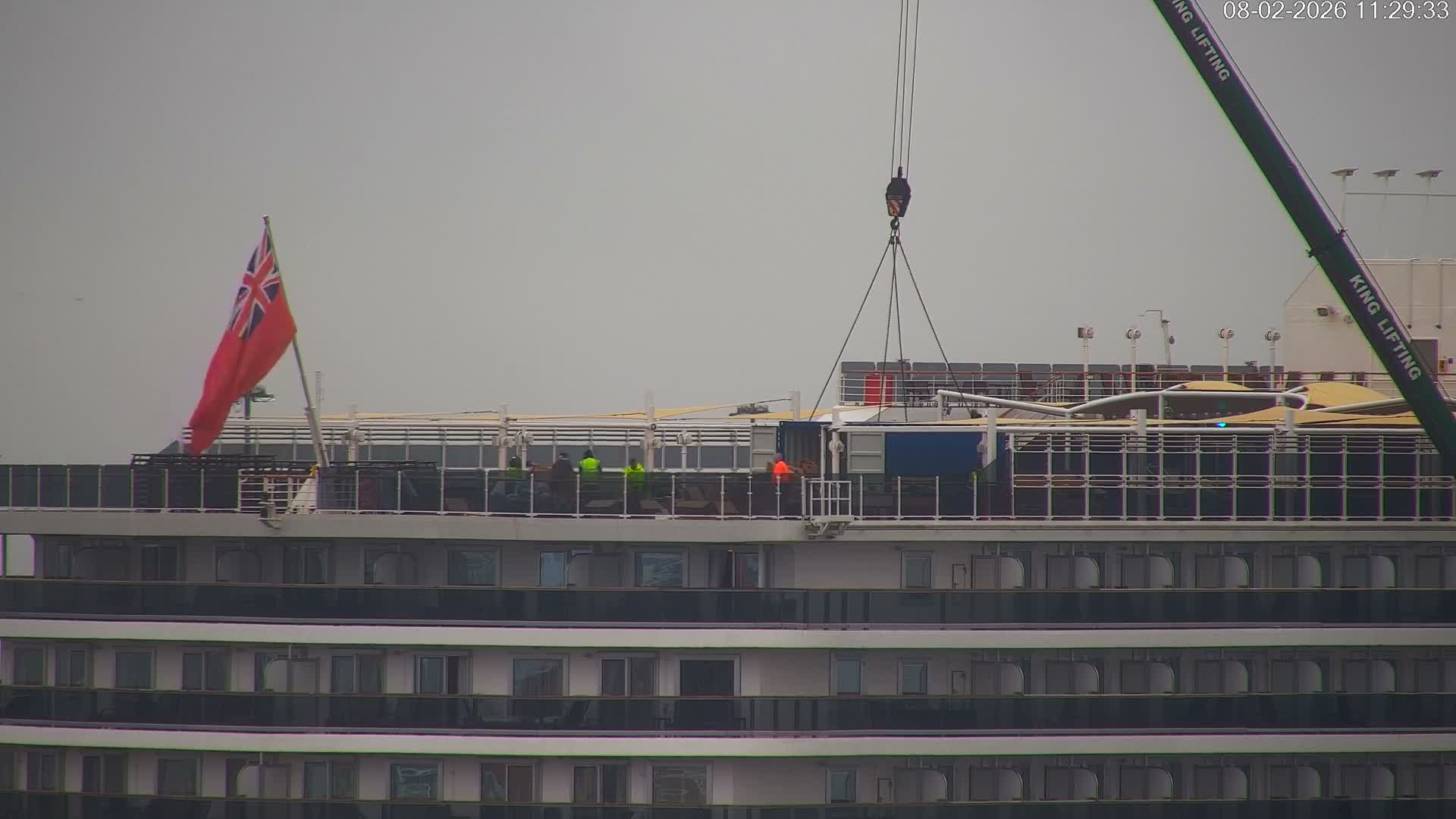 Port of Southampton Ocean Cruise Terminal (Berth 46) Live Cam - Southampton, Hampshire, South East, England, United Kingdom