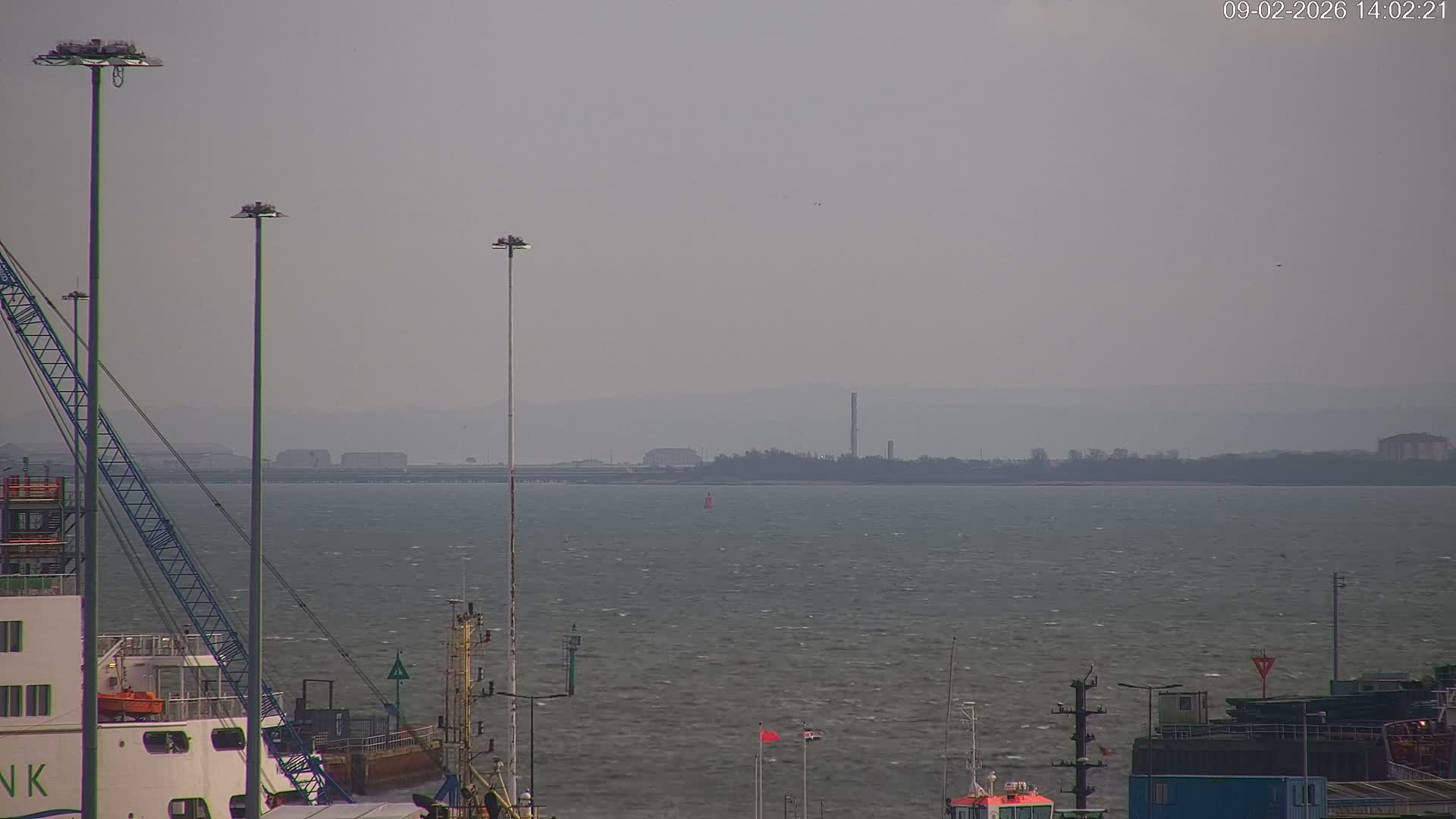 Port of Southampton Ocean Cruise Terminal (Berth 46) Live Cam - Southampton, Hampshire, South East, England, United Kingdom