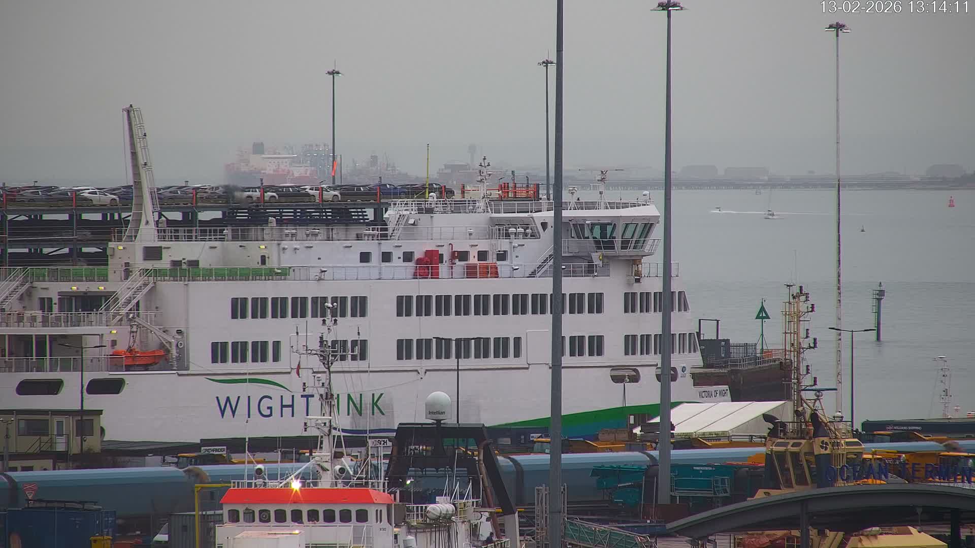 Port of Southampton Ocean Cruise Terminal (Berth 46) Live Cam - Southampton, Hampshire, South East, England, United Kingdom