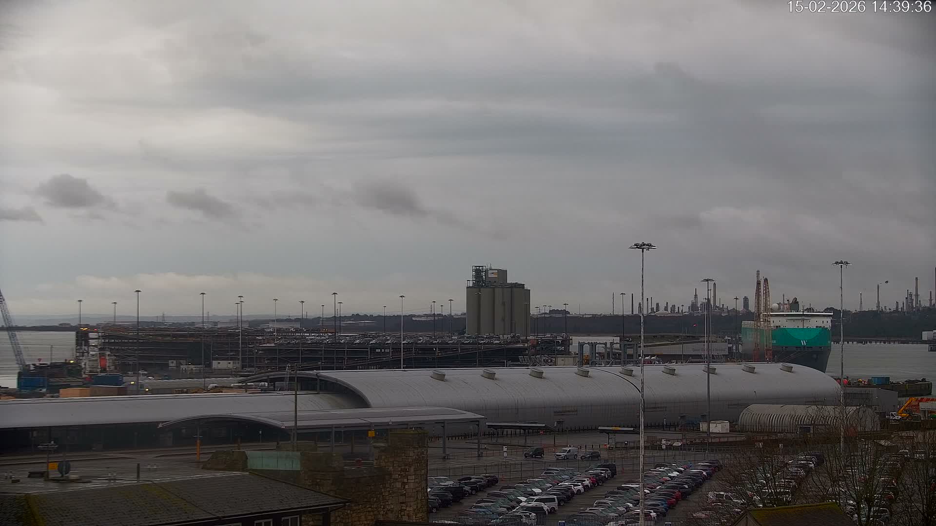 Port of Southampton Ocean Cruise Terminal (Berth 46) Live Cam - Southampton, Hampshire, South East, England, United Kingdom
