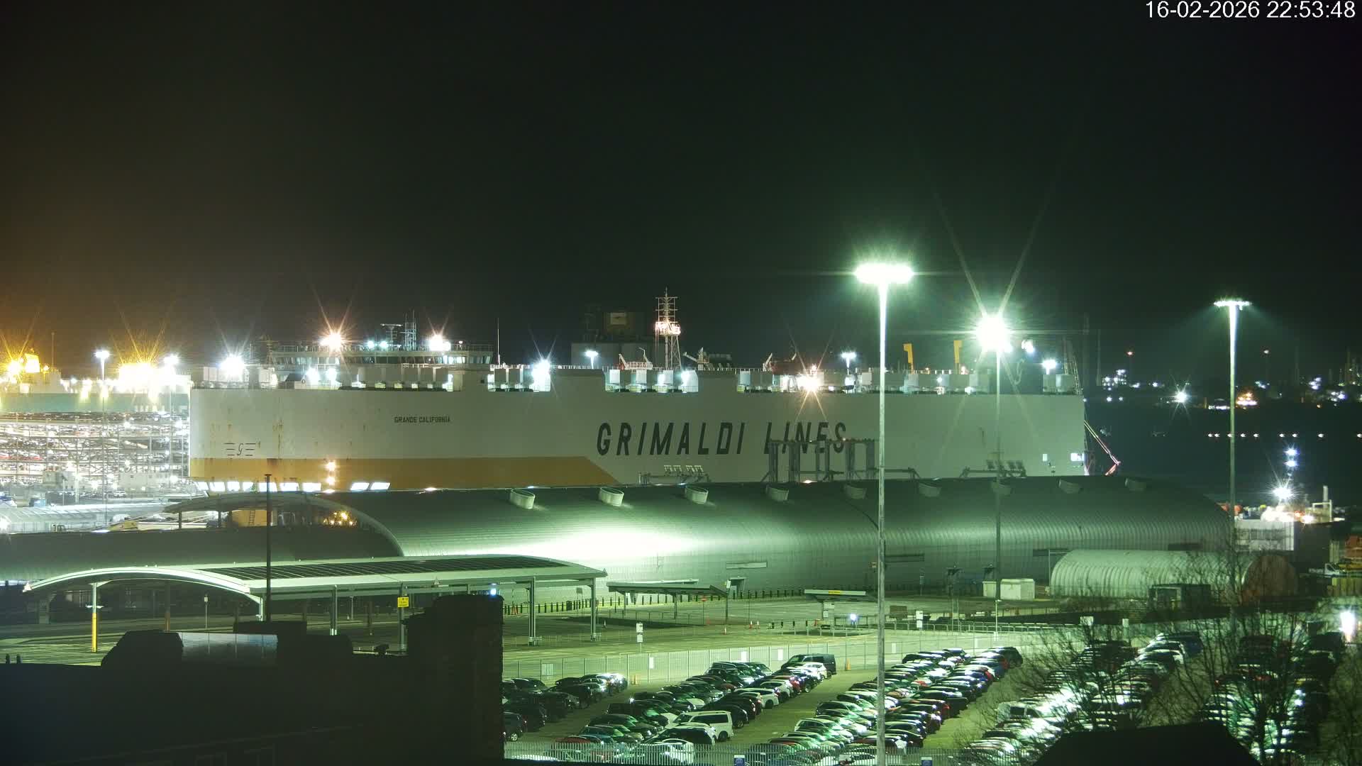 Port of Southampton Ocean Cruise Terminal (Berth 46) Live Cam - Southampton, Hampshire, South East, England, United Kingdom