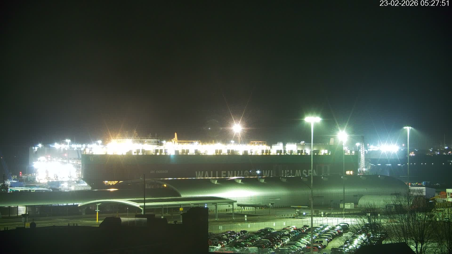 Port of Southampton Ocean Cruise Terminal (Berth 46) Live Cam - Southampton, Hampshire, South East, England, United Kingdom
