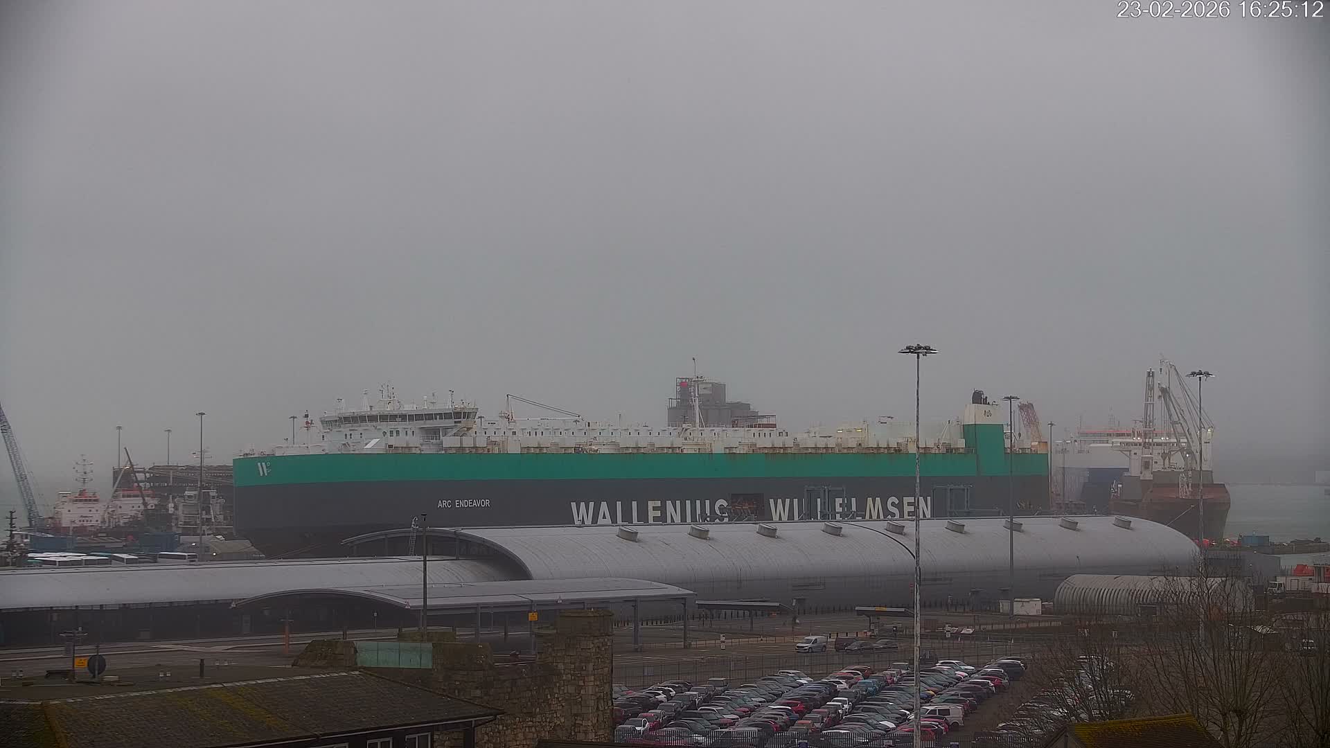 Port of Southampton Ocean Cruise Terminal (Berth 46) Live Cam - Southampton, Hampshire, South East, England, United Kingdom