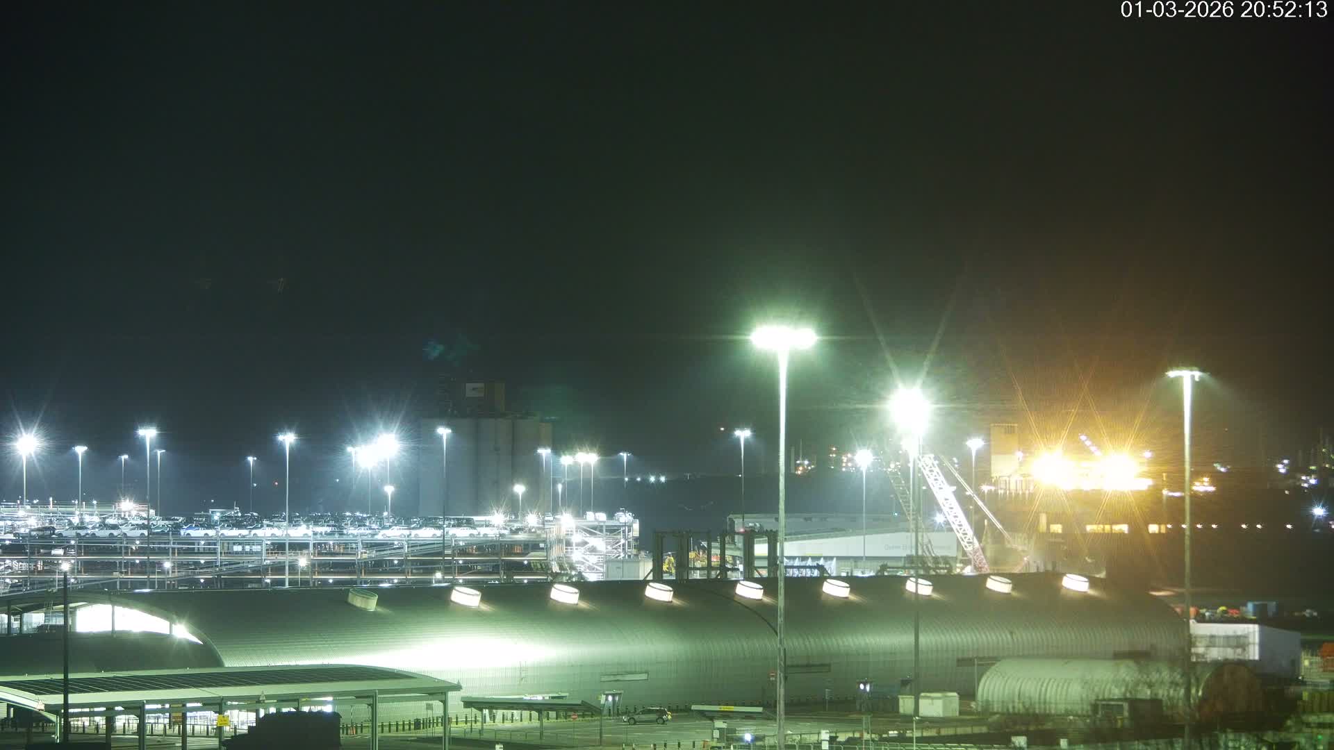 Port of Southampton Ocean Cruise Terminal (Berth 46) Live Cam - Southampton, Hampshire, South East, England, United Kingdom