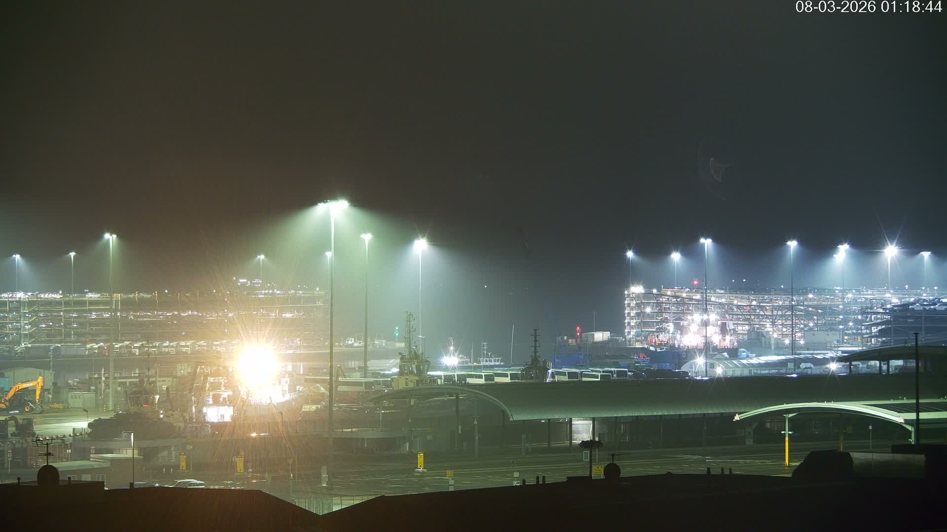Port of Southampton Ocean Cruise Terminal (Berth 46) Live Cam - Southampton, Hampshire, South East, England, United Kingdom