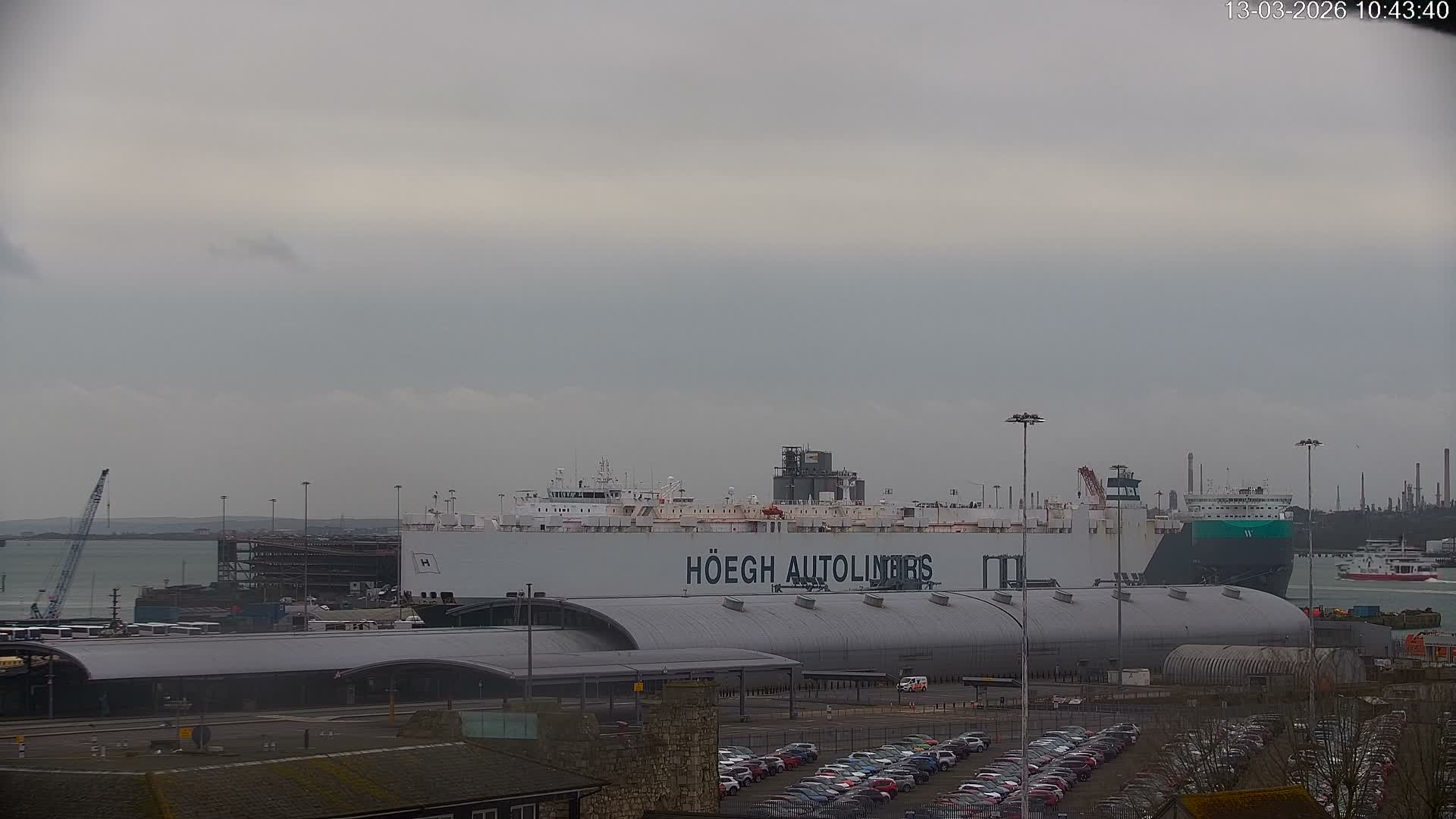 Port of Southampton Ocean Cruise Terminal (Berth 46) Live Cam - Southampton, Hampshire, South East, England, United Kingdom