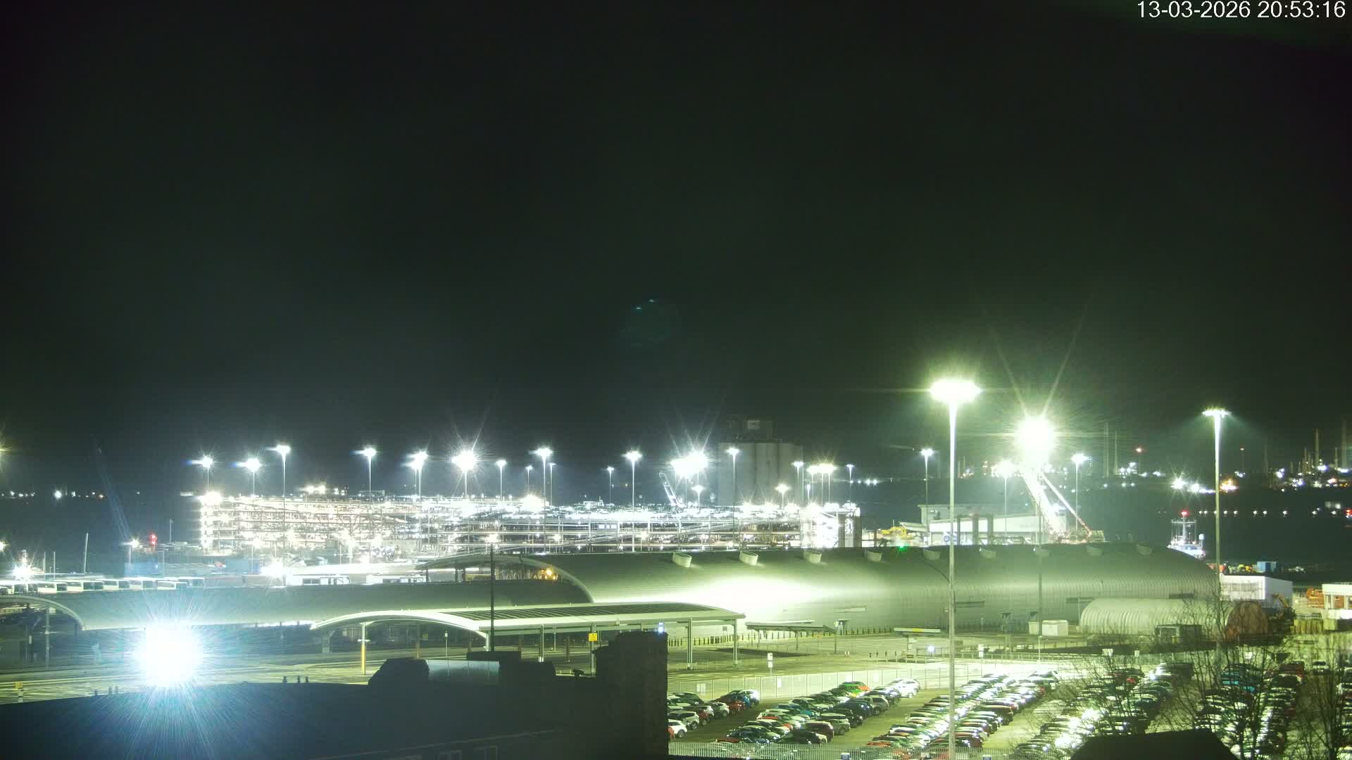 Port of Southampton Ocean Cruise Terminal (Berth 46) Live Cam - Southampton, Hampshire, South East, England, United Kingdom