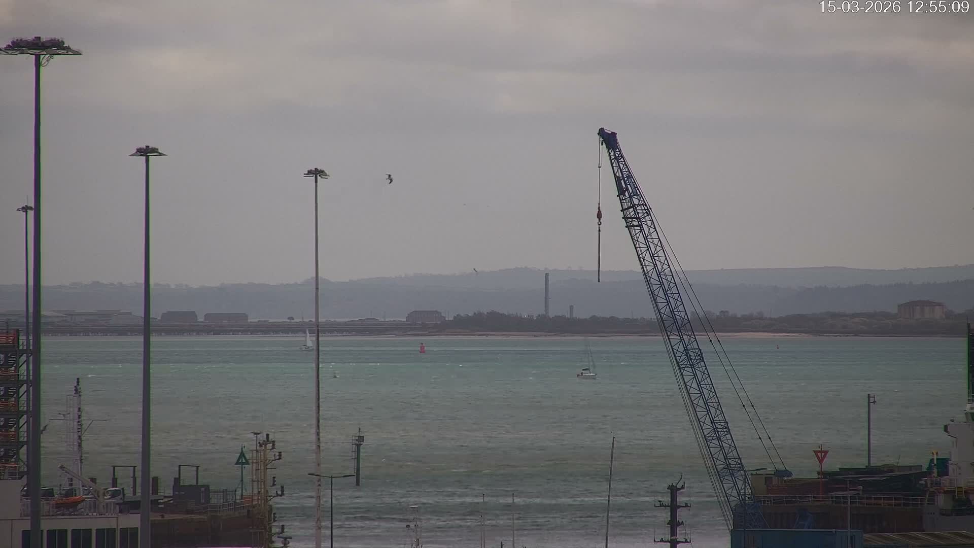 Port of Southampton Ocean Cruise Terminal (Berth 46) Live Cam - Southampton, Hampshire, South East, England, United Kingdom