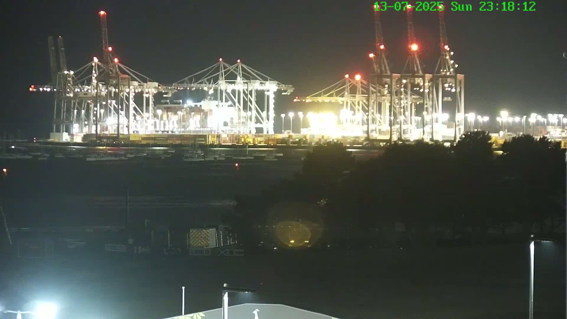 Southampton, Container Port & River Test Container Ship Shipspotting Live Cam - Southampton, Hampshire, South East, England, United Kingdom