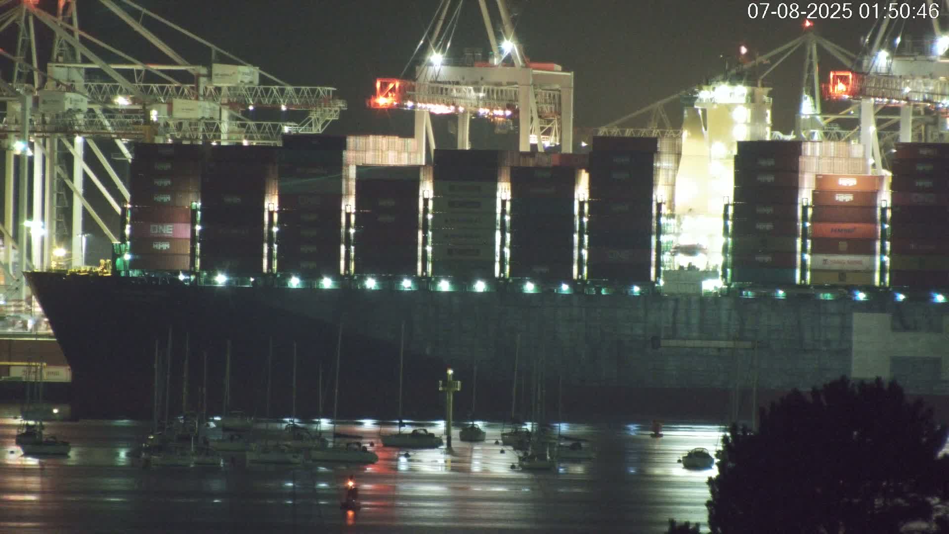 Southampton, Container Port & River Test Container Ship Shipspotting Live Cam - Southampton, Hampshire, South East, England, United Kingdom