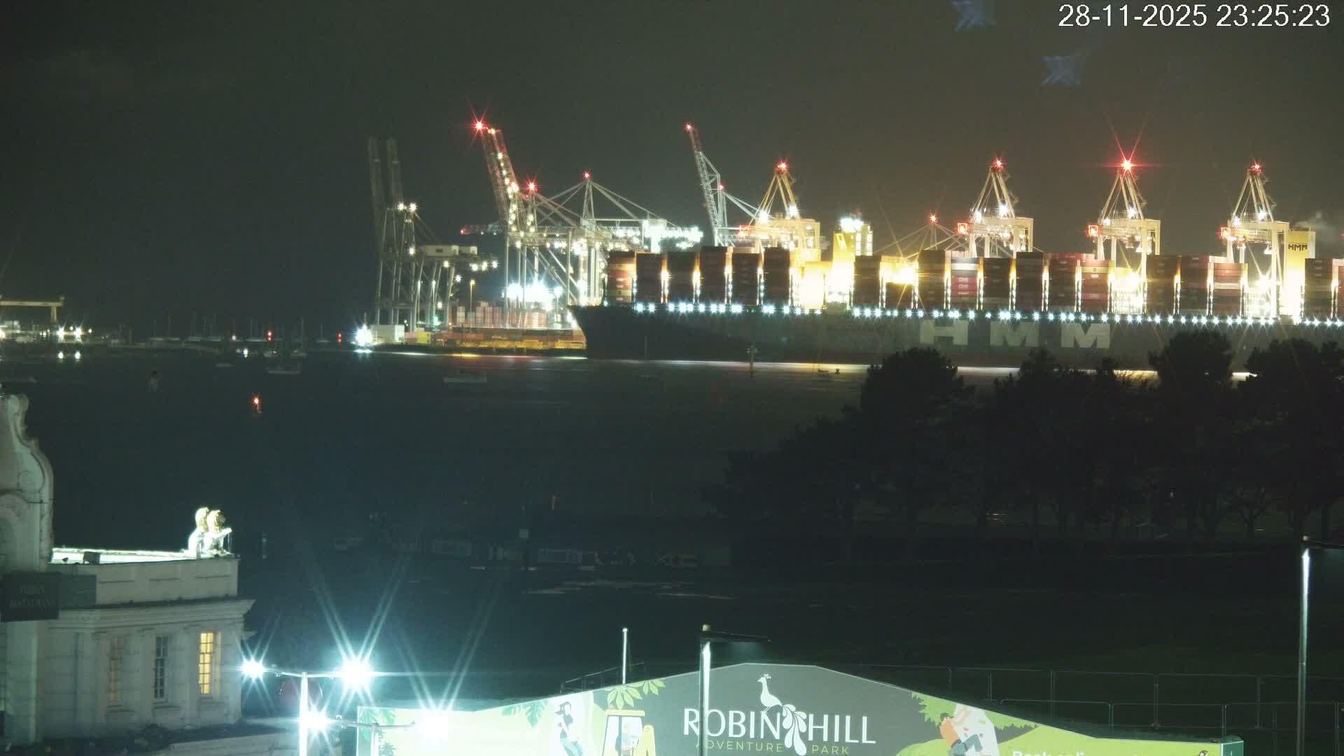 Southampton, Container Port & River Test Container Ship Shipspotting Live Cam - Southampton, Hampshire, South East, England, United Kingdom