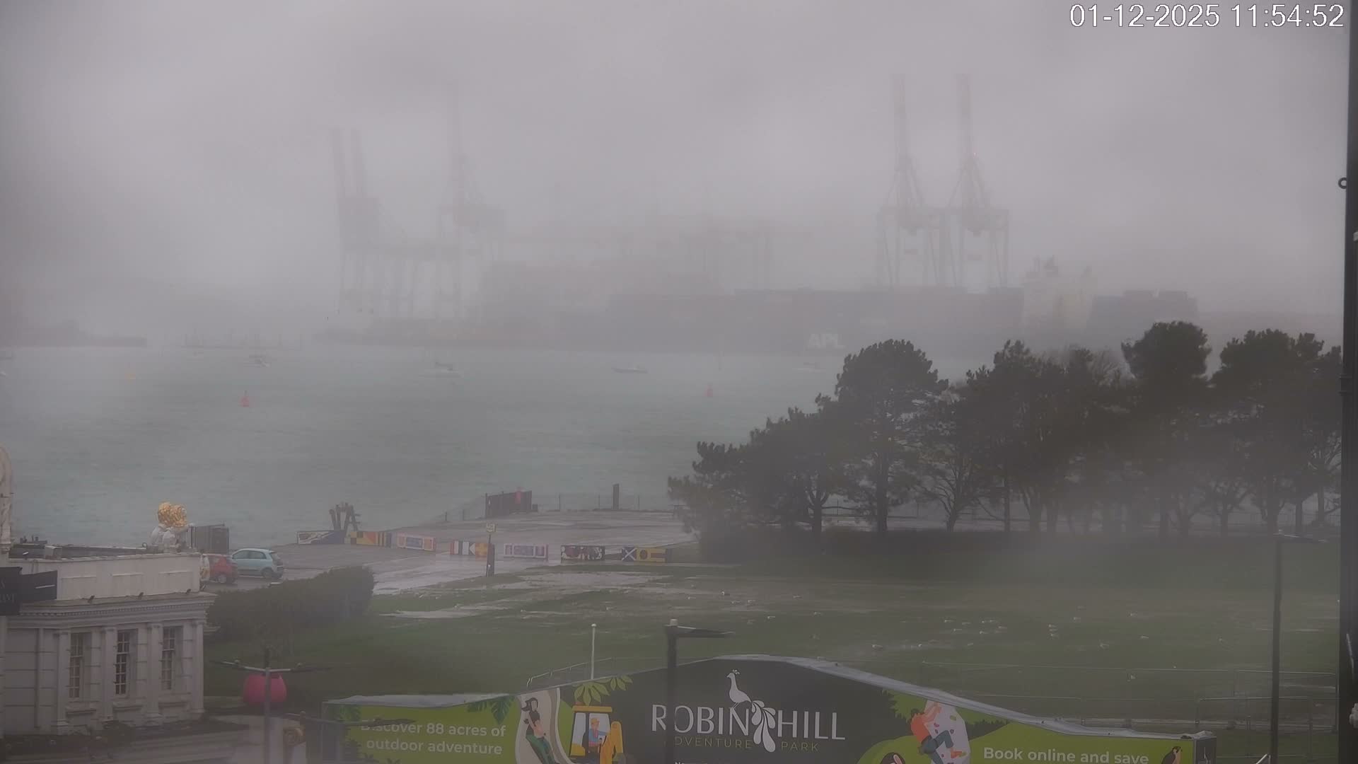 Southampton, Container Port & River Test Container Ship Shipspotting Live Cam - Southampton, Hampshire, South East, England, United Kingdom